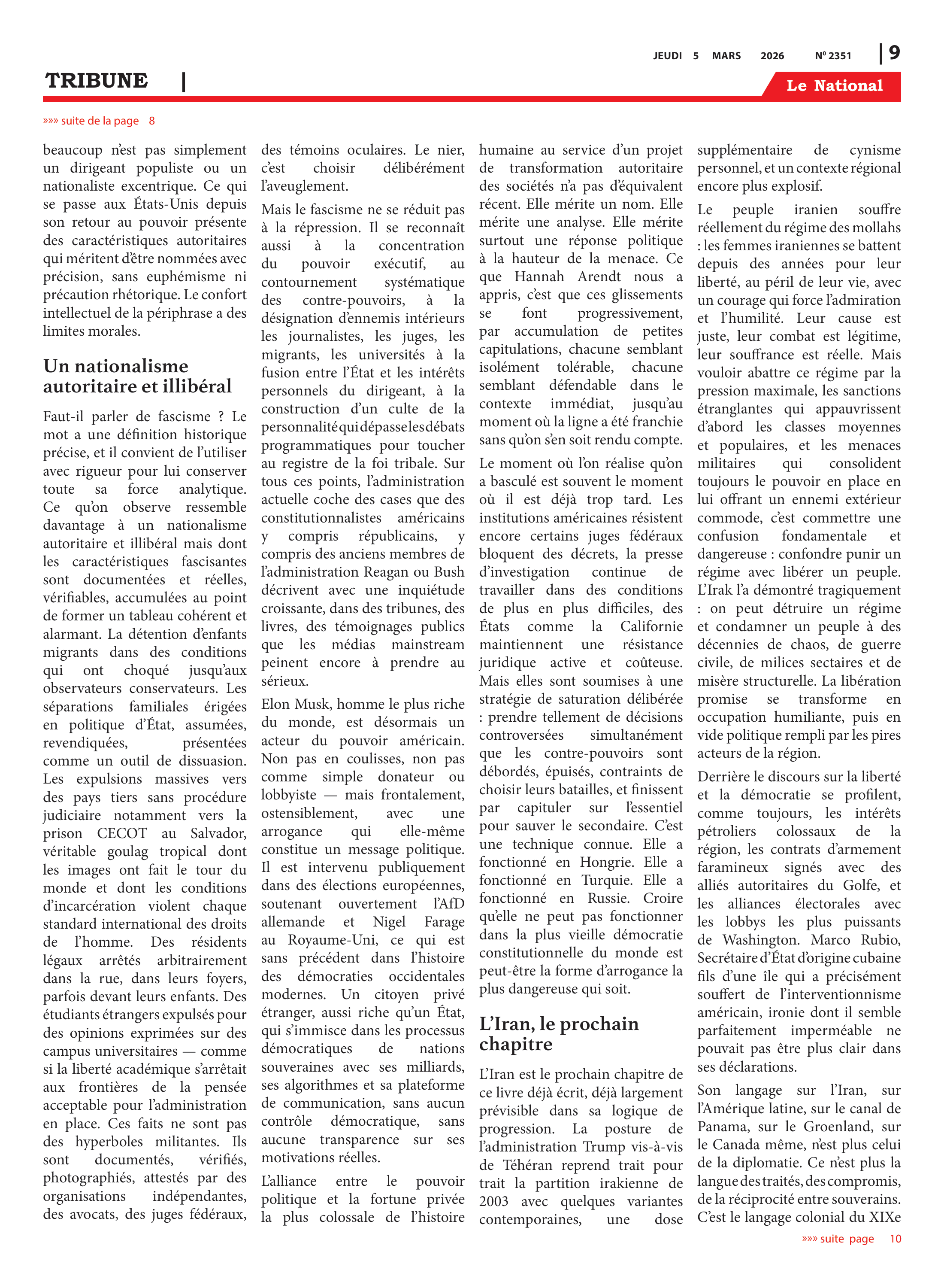 Page 9 de l'édition 2351