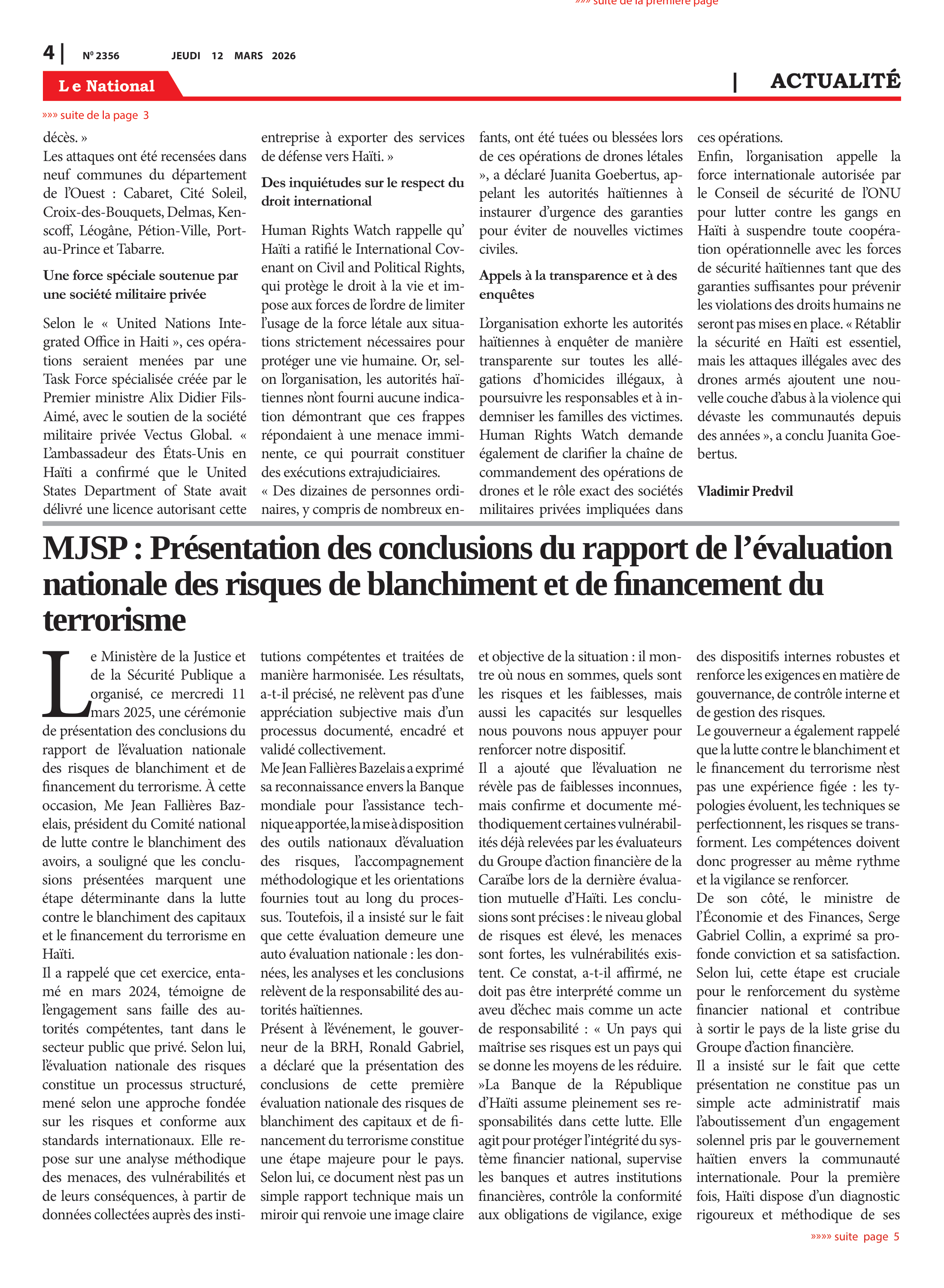 Page 4 de l'édition 2356