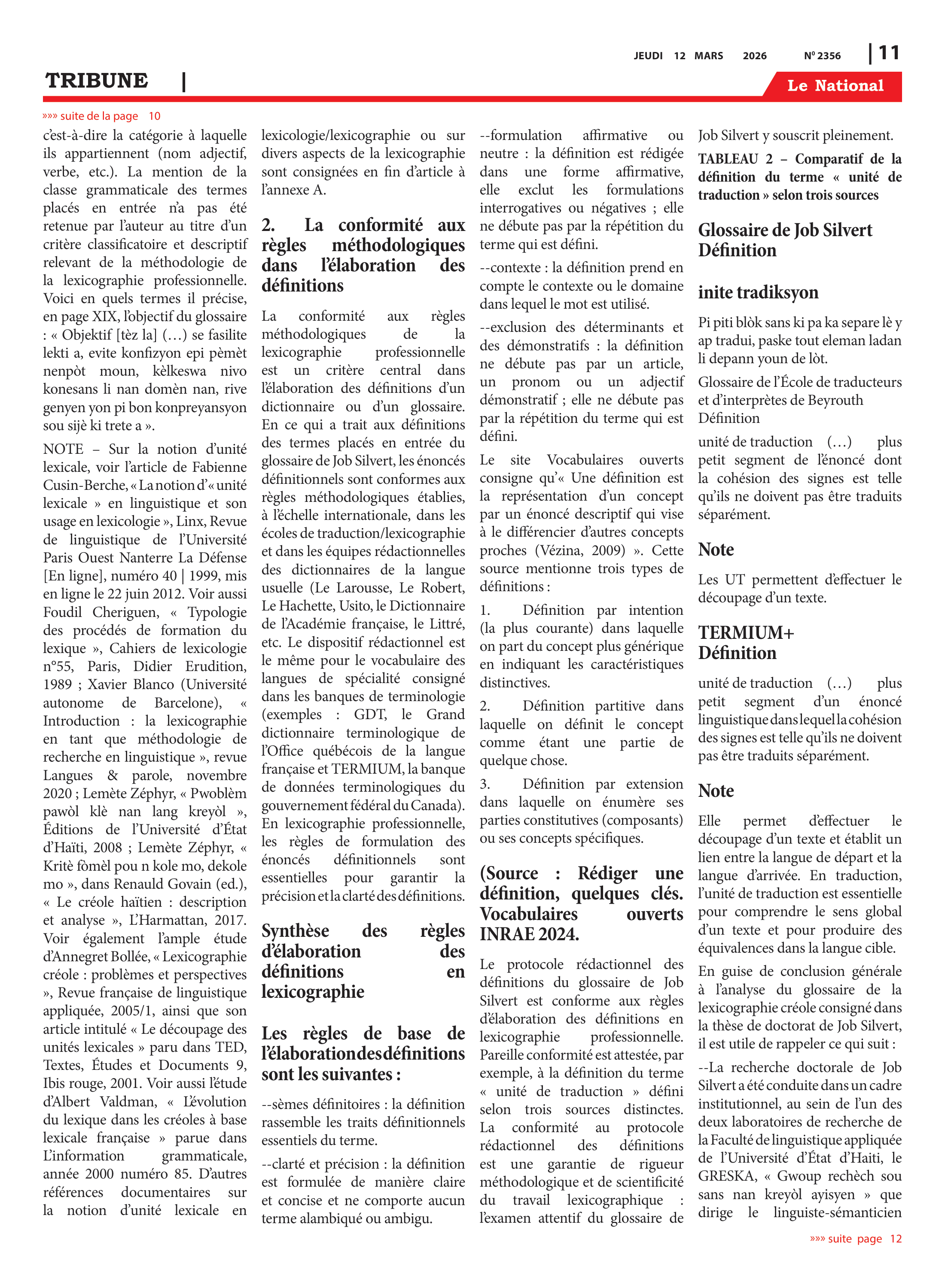 Page 11 de l'édition 2356