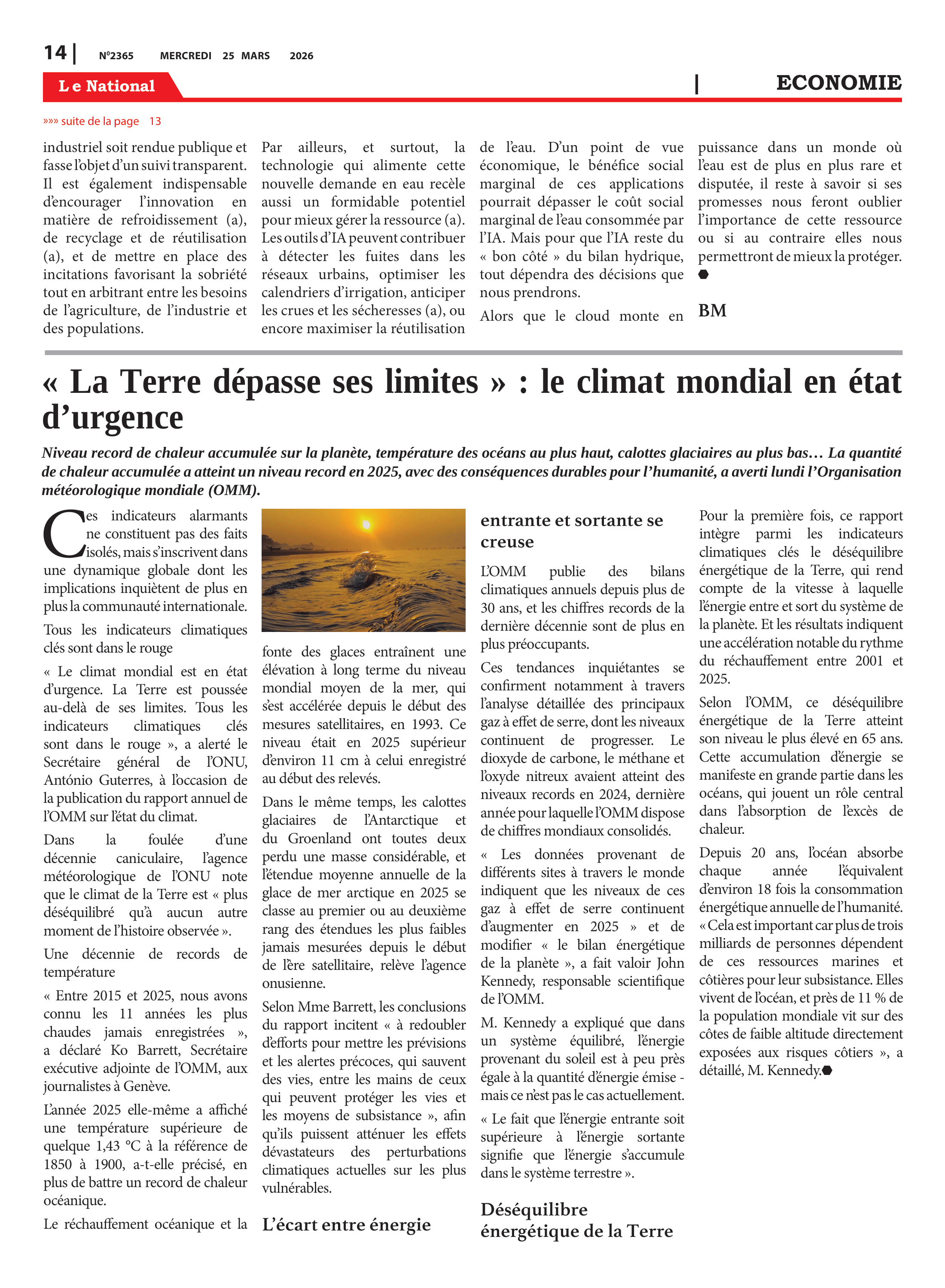 Page 14 de l'édition 2365