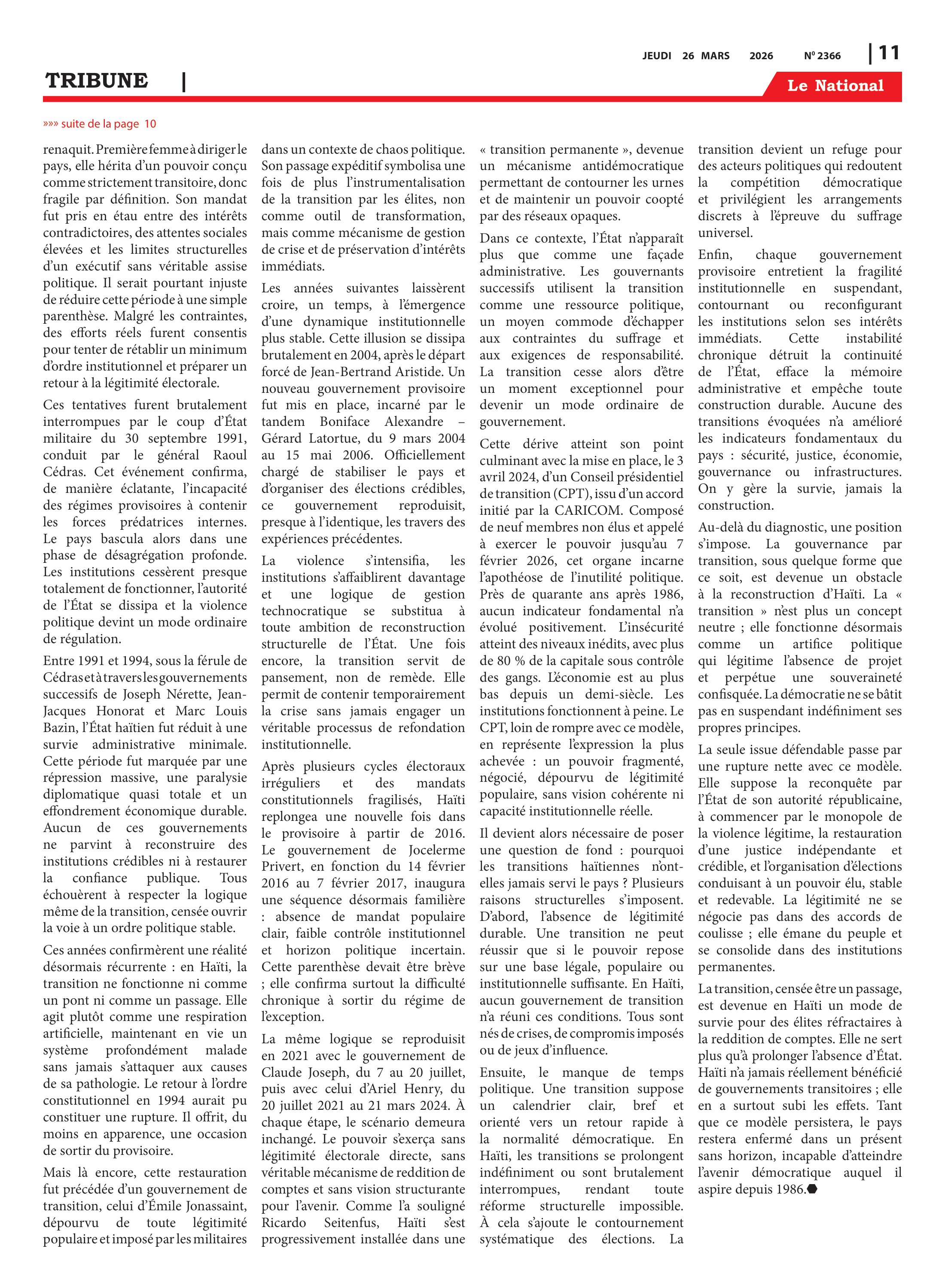 Page 11 de l'édition 2366
