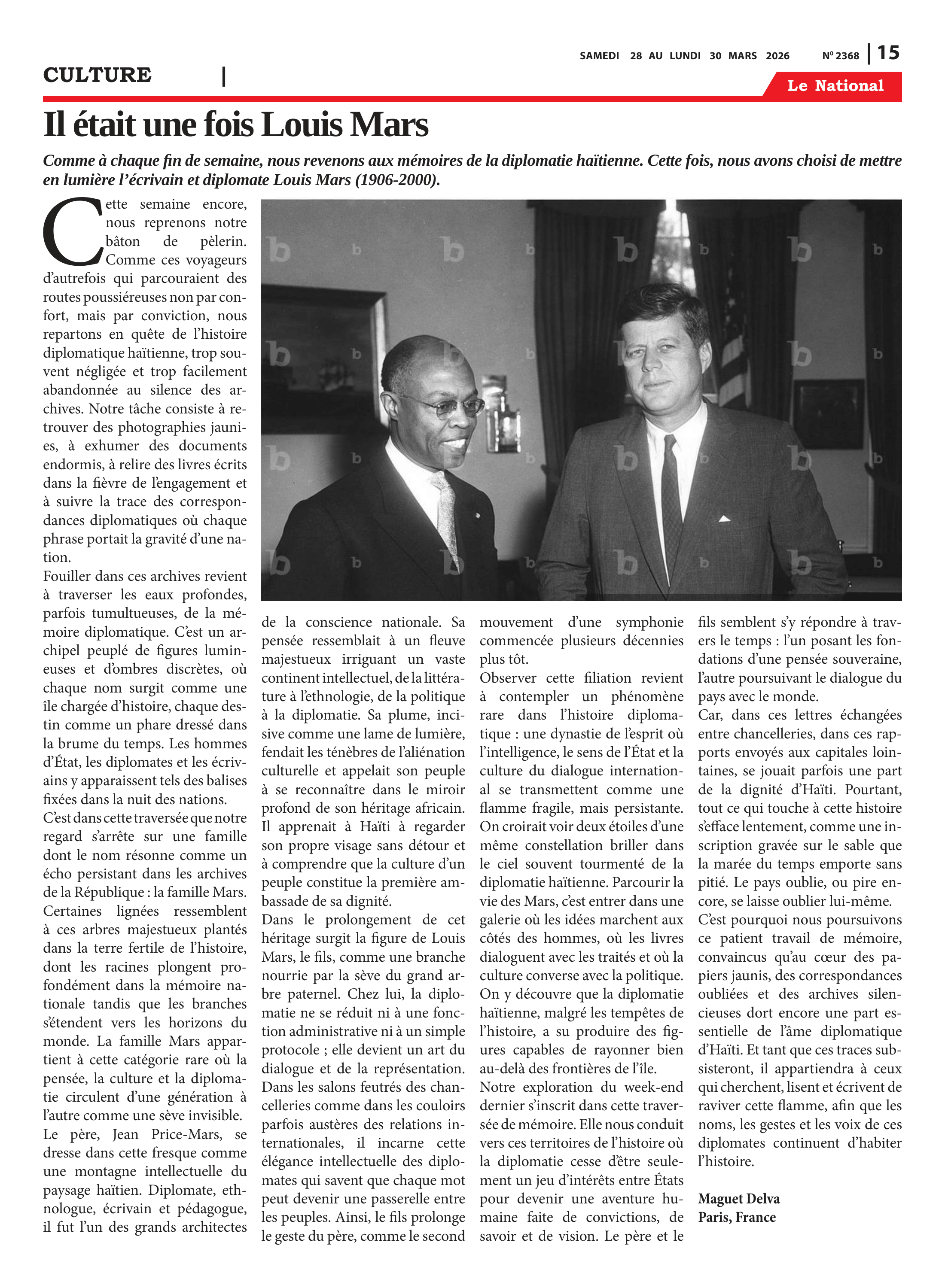 Page 15 de l'édition 2368