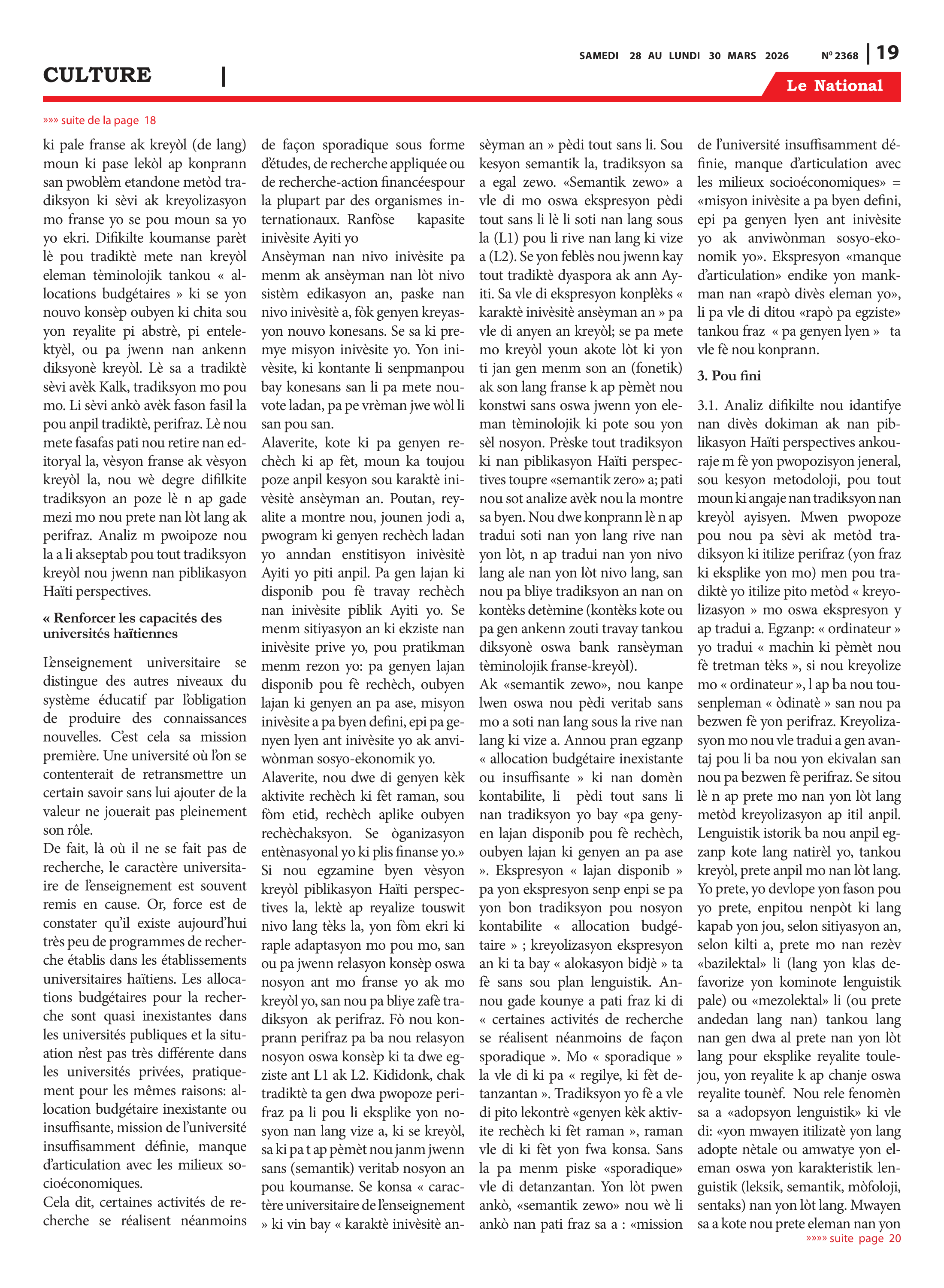 Page 19 de l'édition 2368