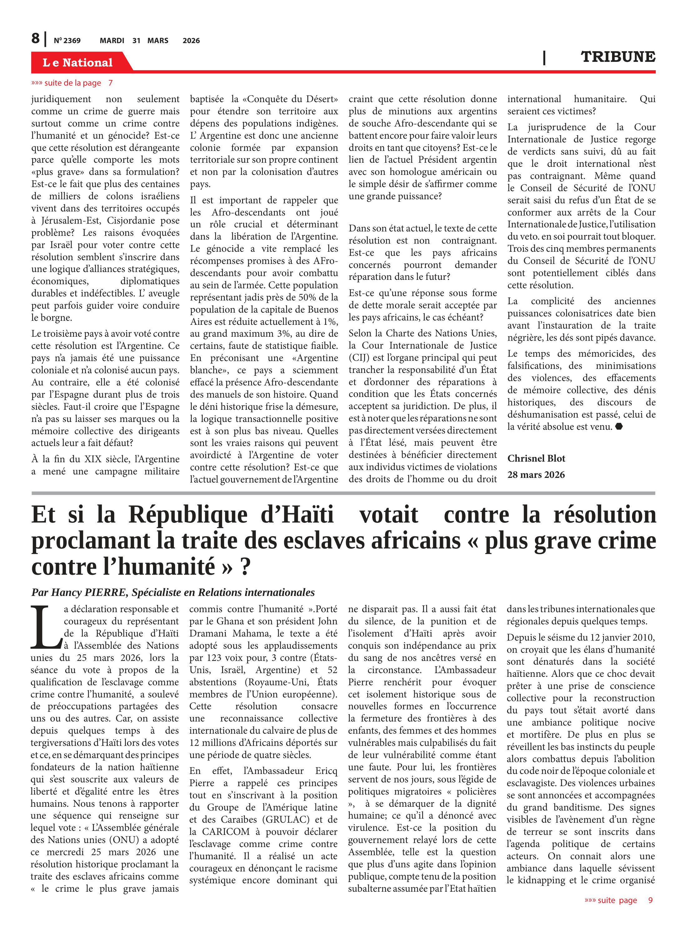 Page 8 de l'édition 2369