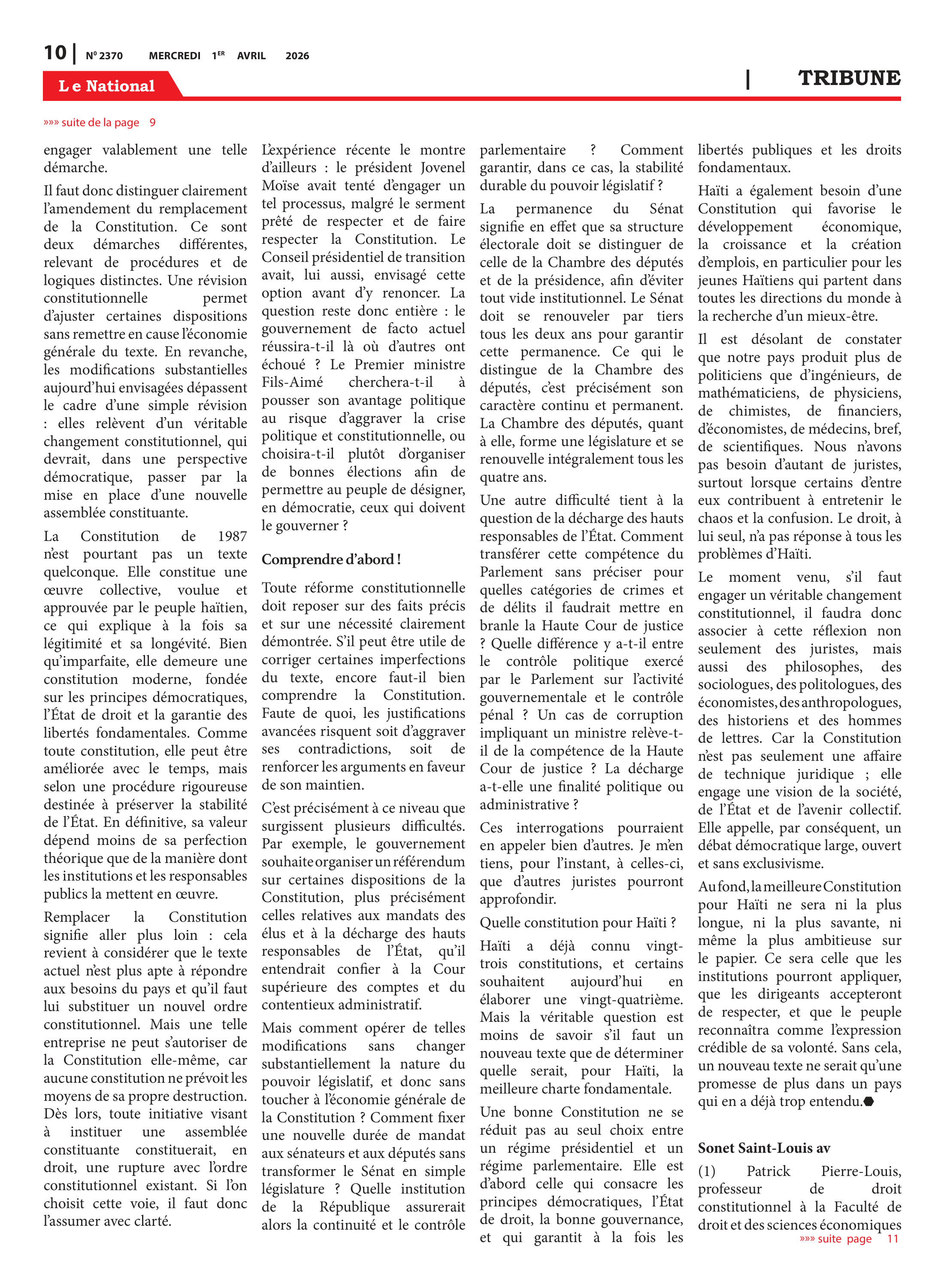 Page 10 de l'édition 2370