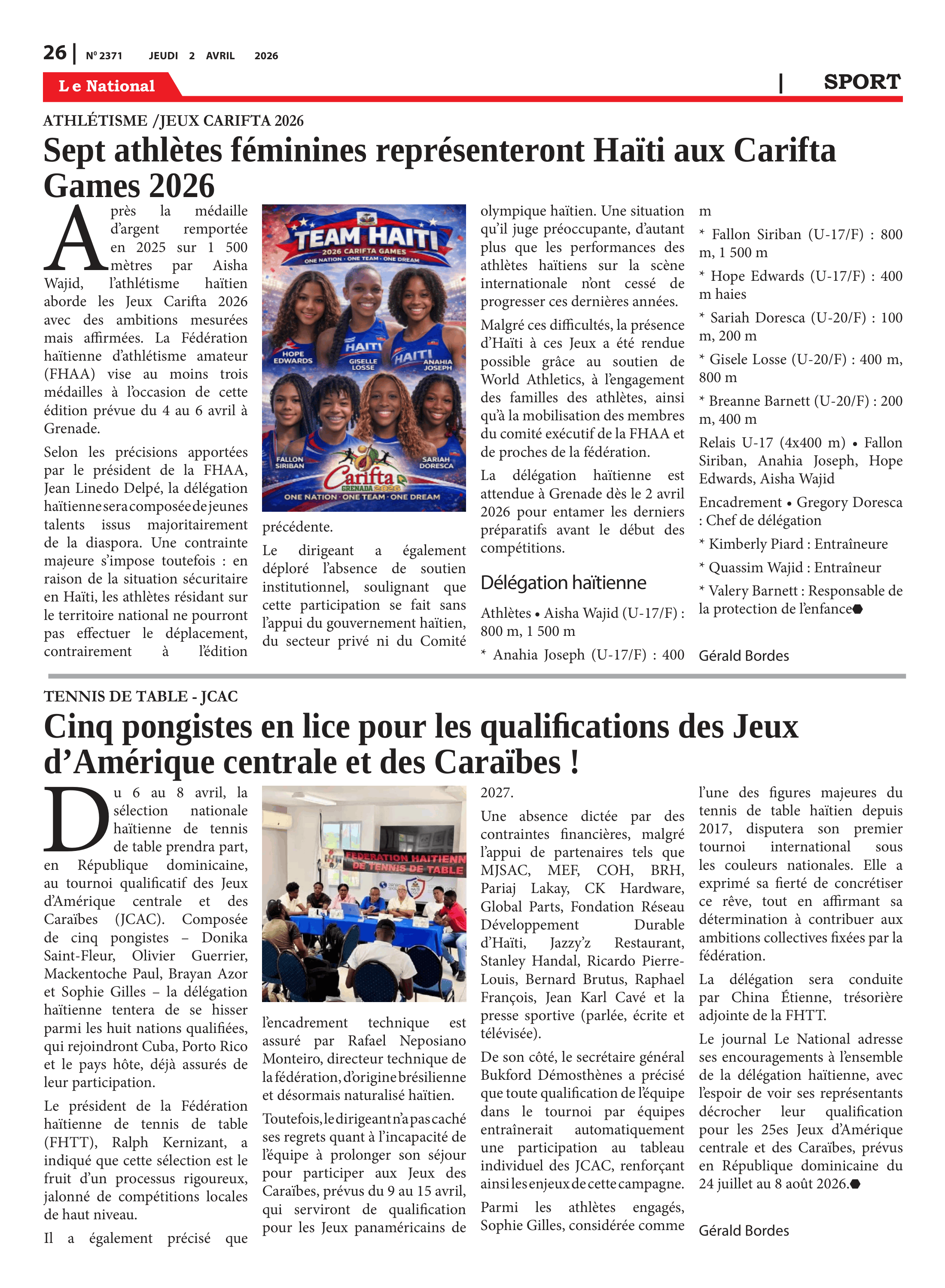 Page 26 de l'édition 2371