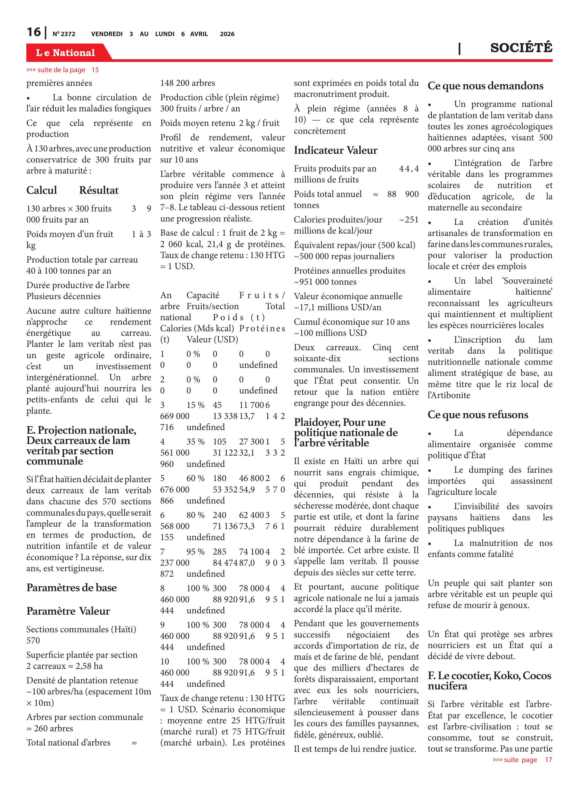 Page 16 de l'édition 2372