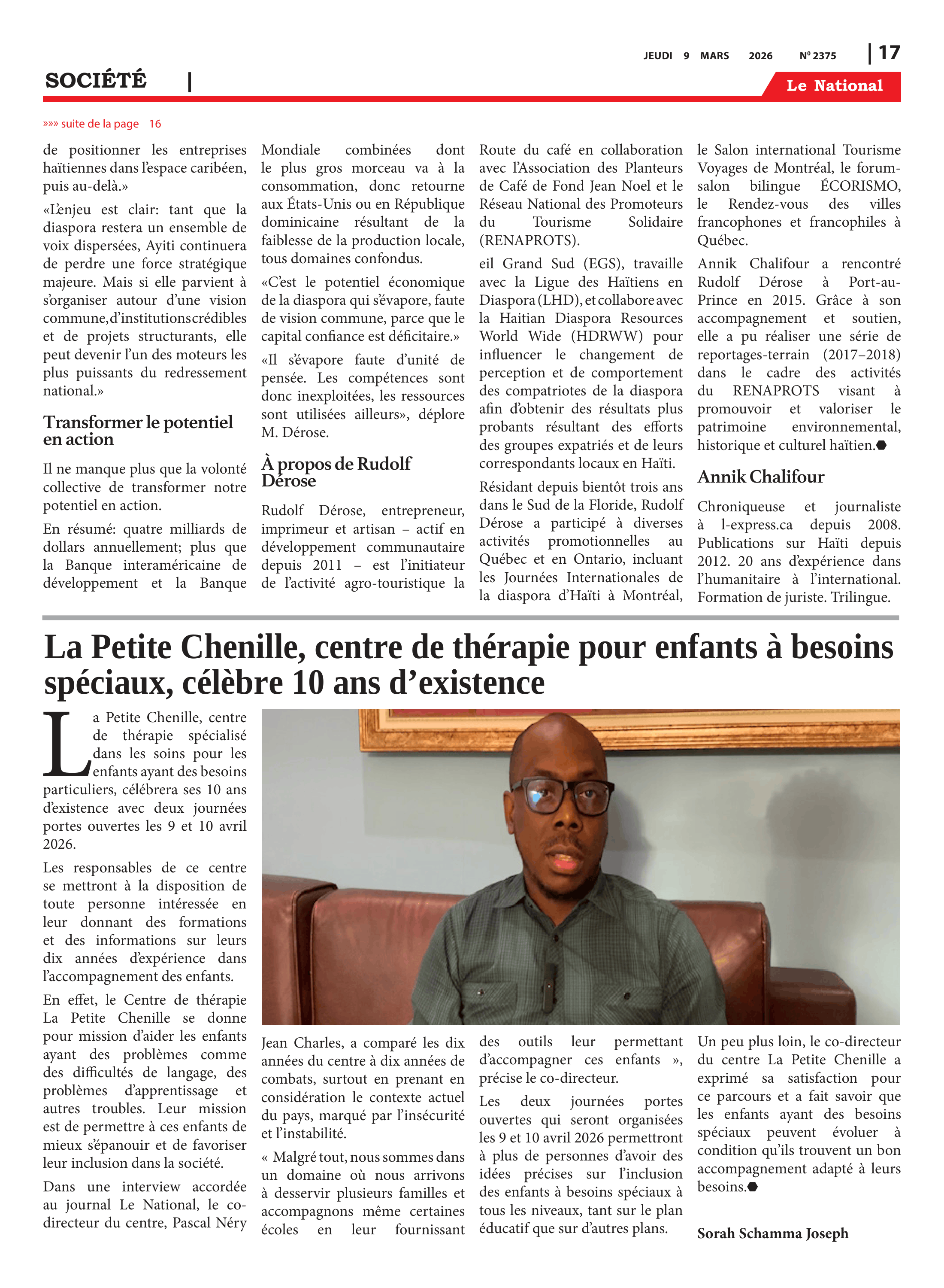 Page 17 de l'édition 2375