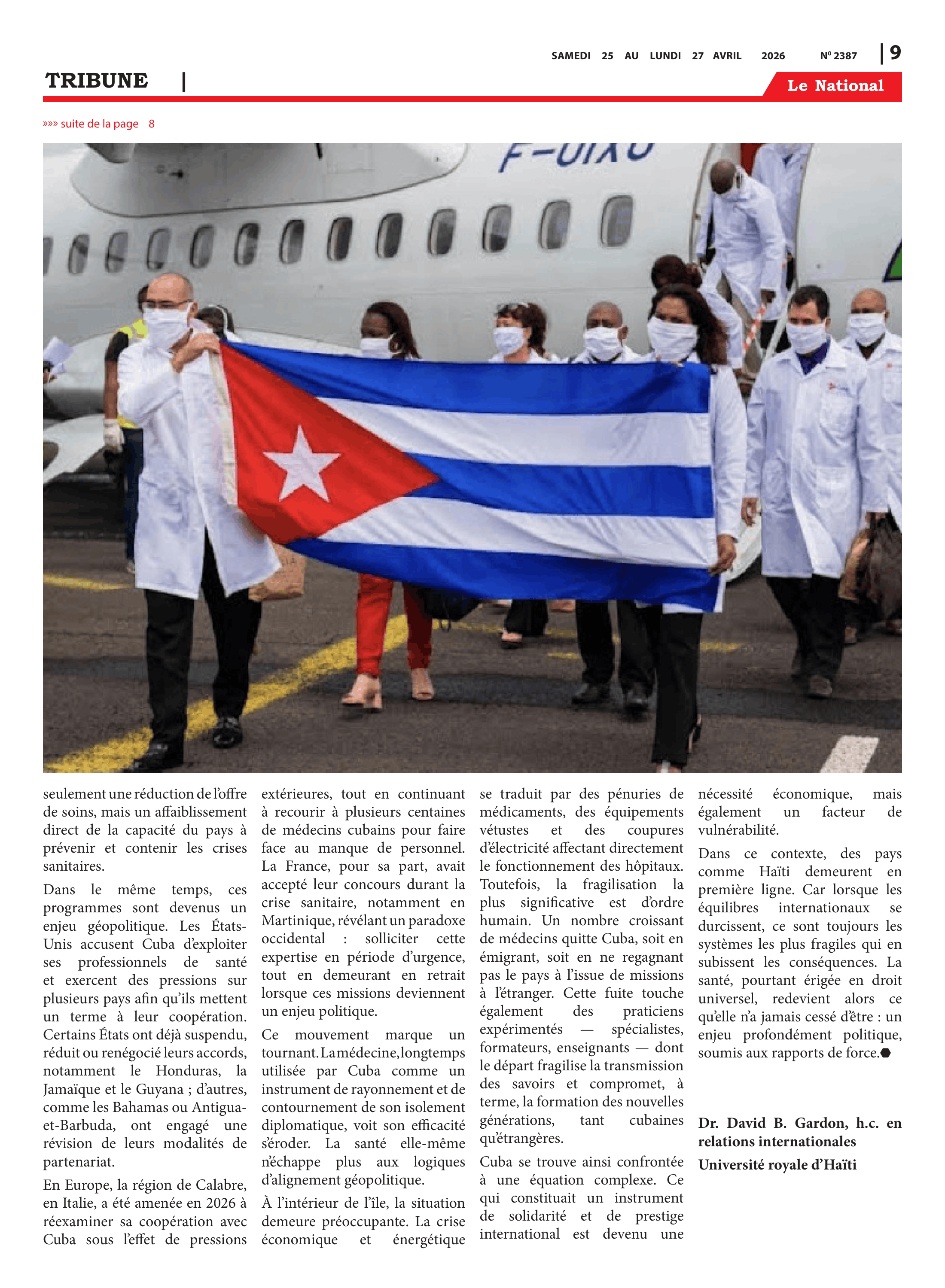 Page 9 de l'édition 2387