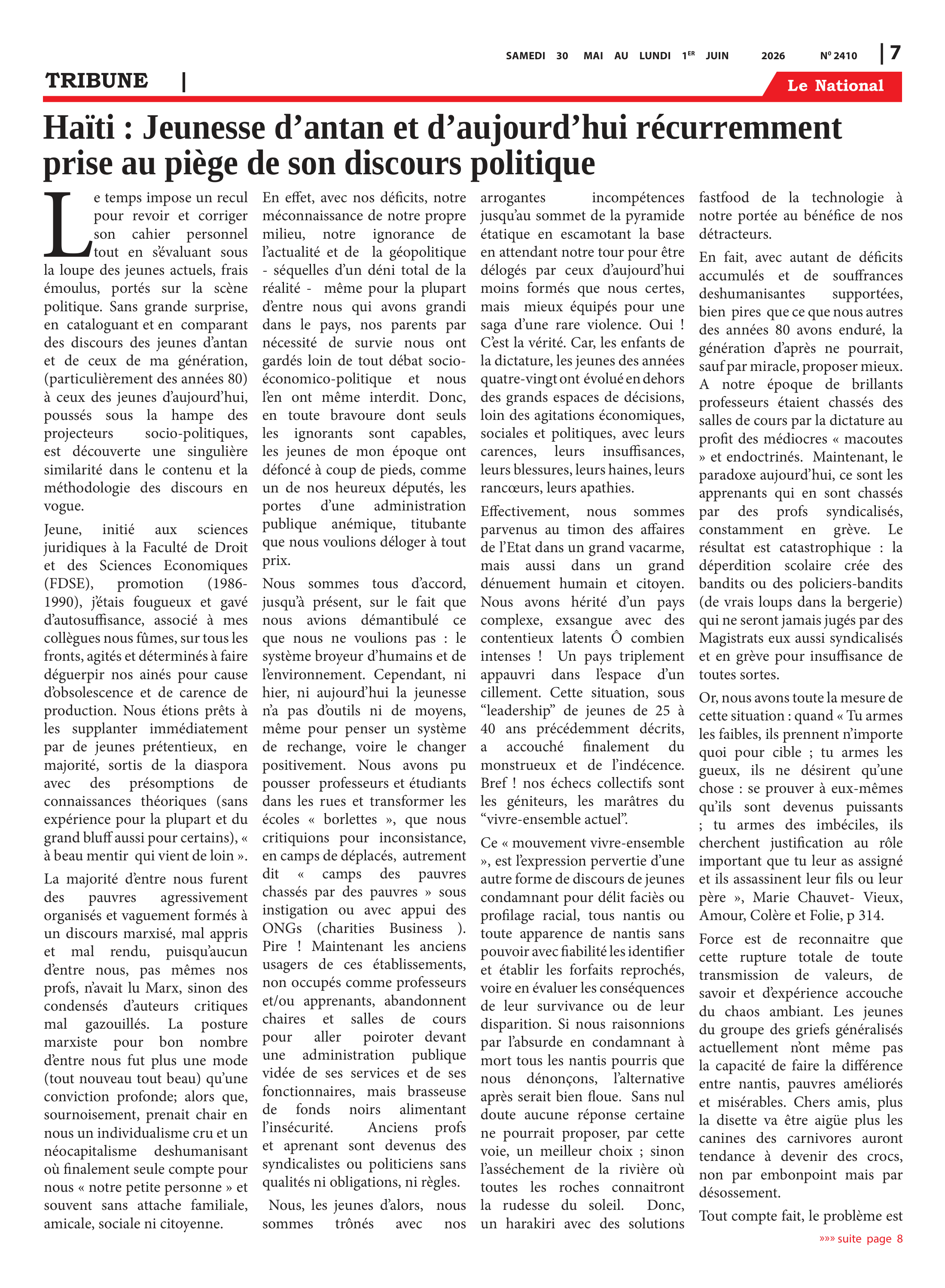 Page 7 de l'édition 2410