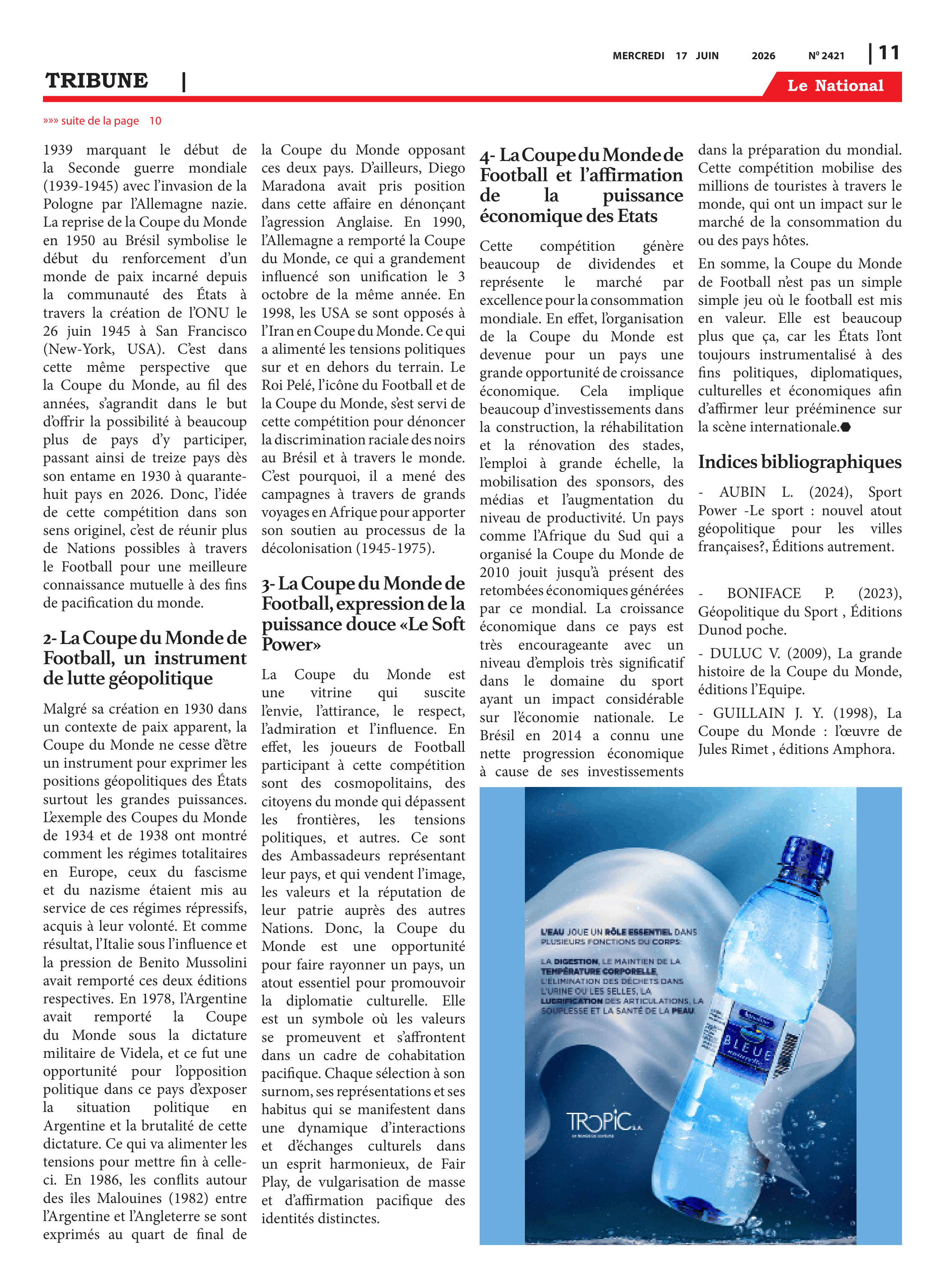 Page 11 de l'édition 2421