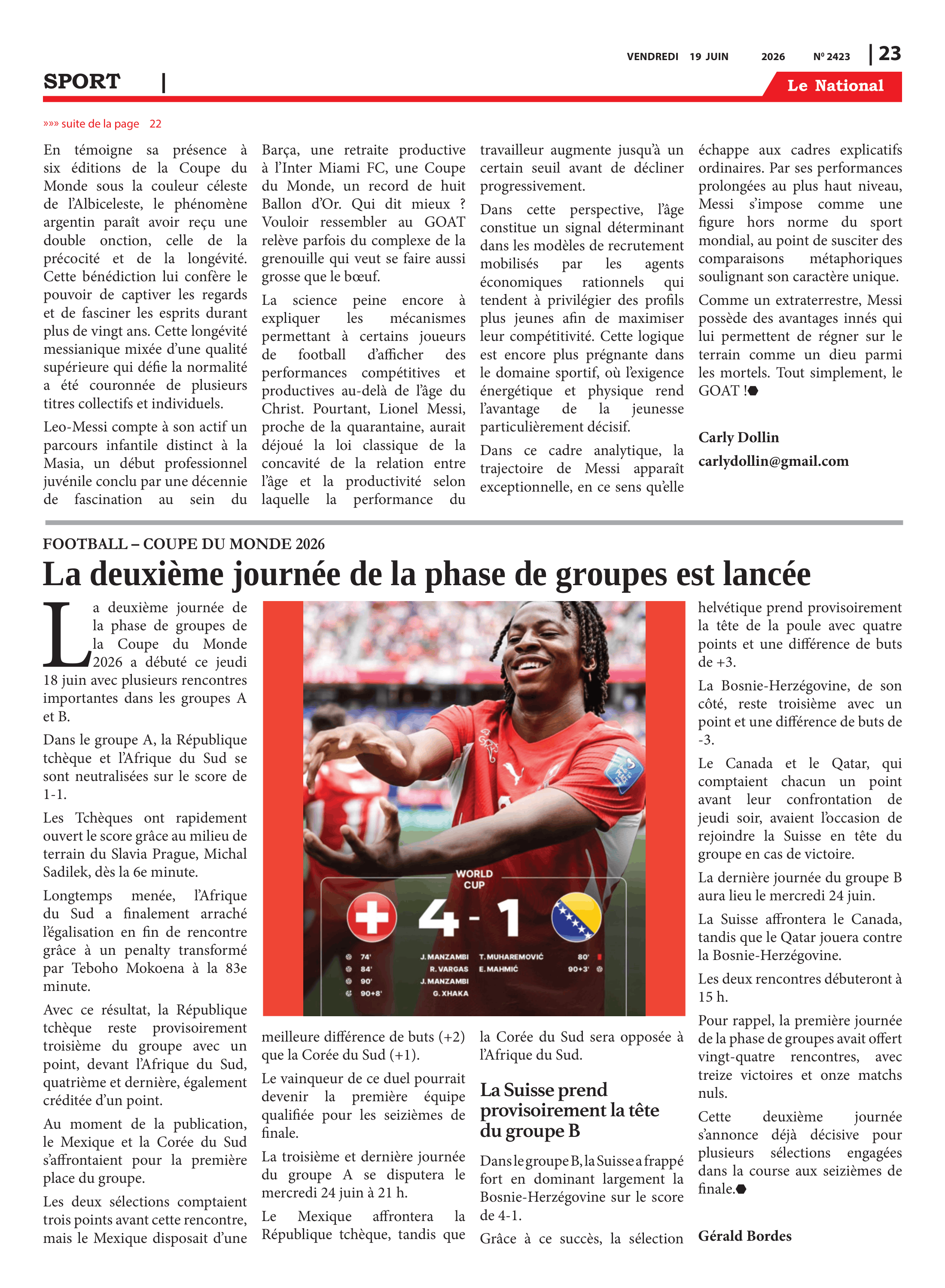 Page 23 de l'édition 2423