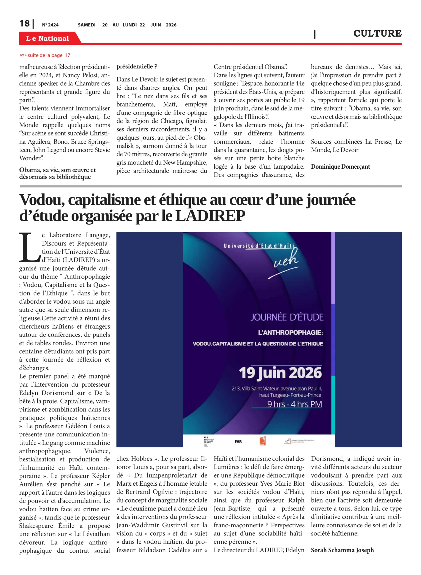 Page 18 de l'édition 2424