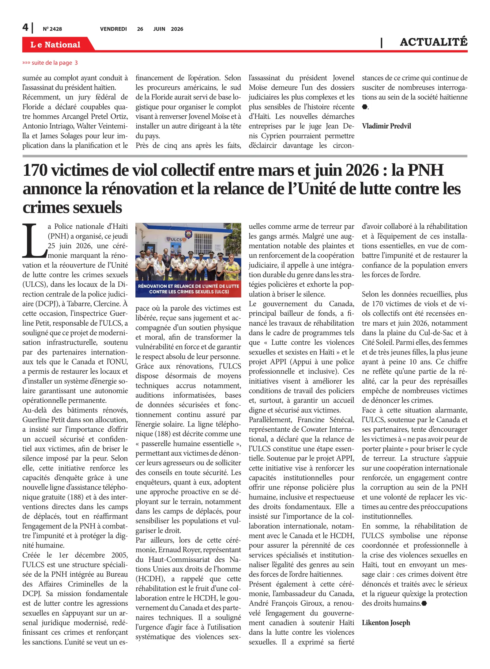Page 4 de l'édition 2428