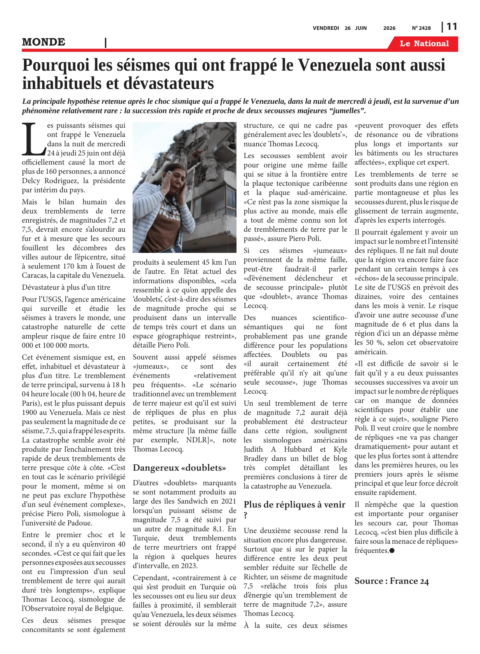 Page 11 de l'édition 2428