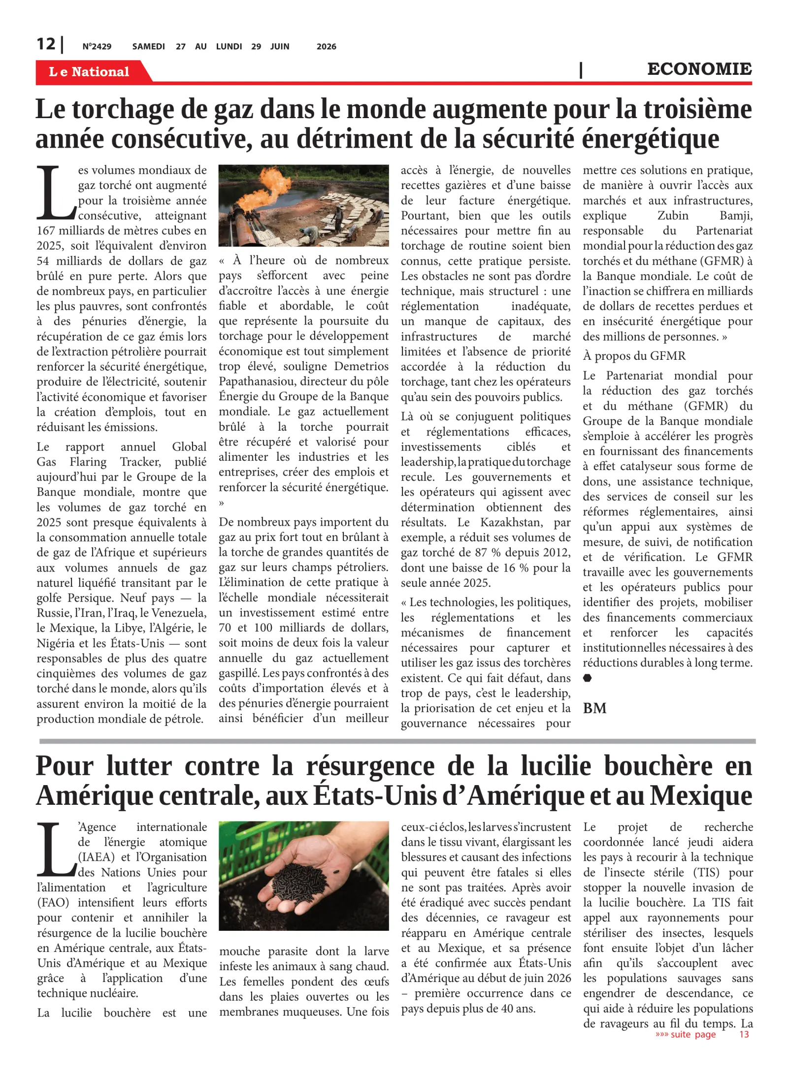 Page 12 de l'édition 2429
