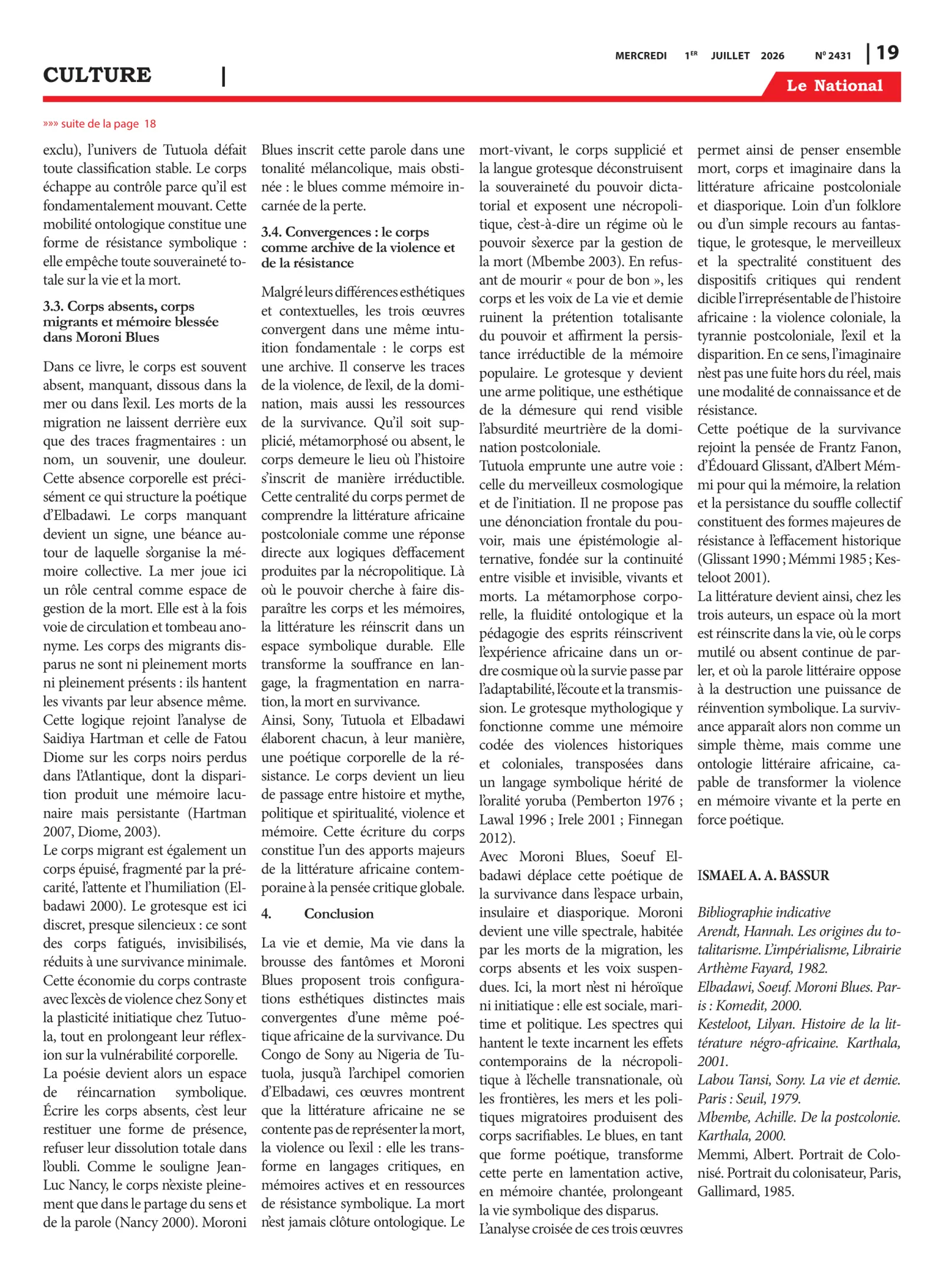Page 19 de l'édition 2431
