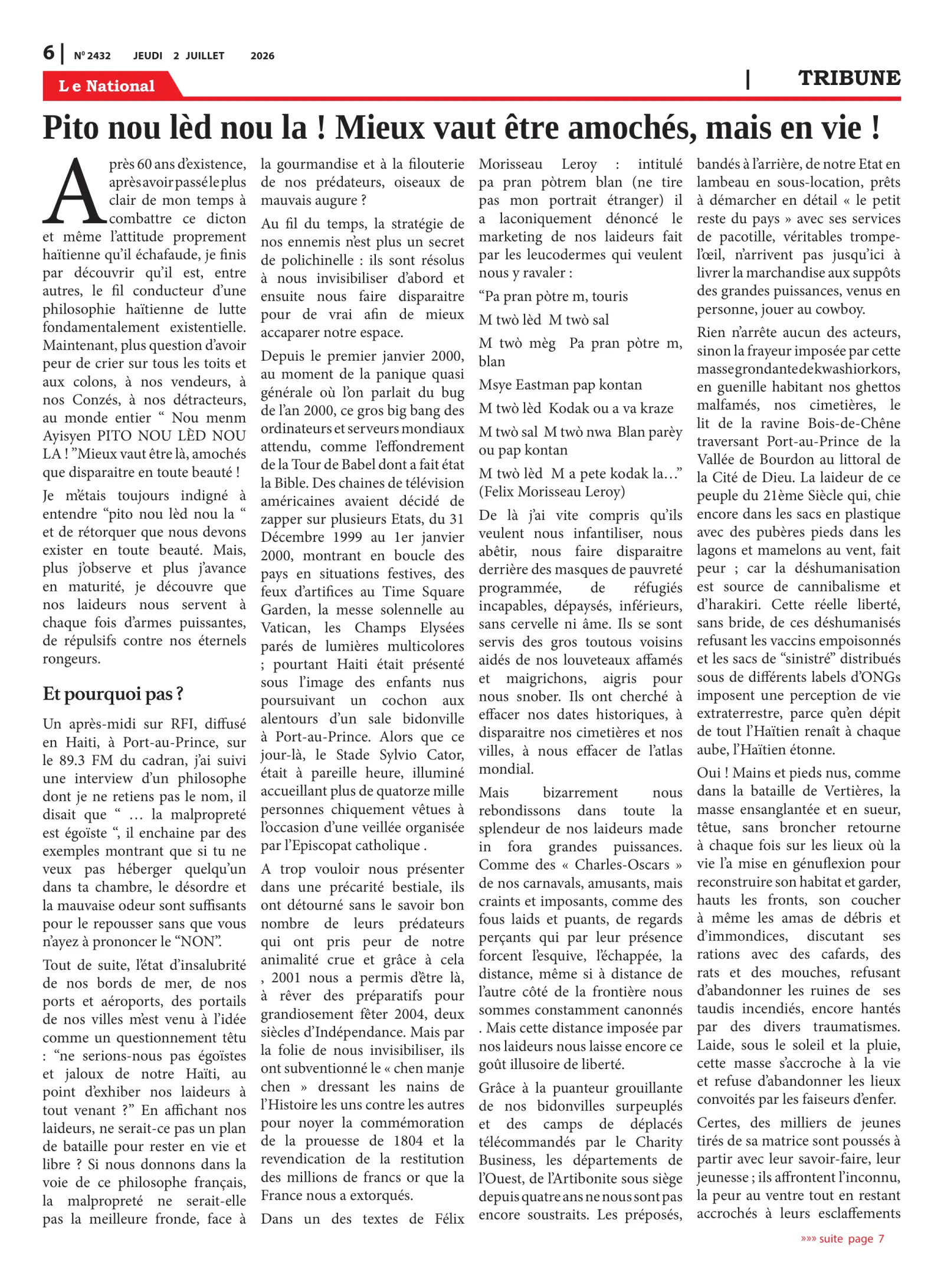 Page 6 de l'édition 2432