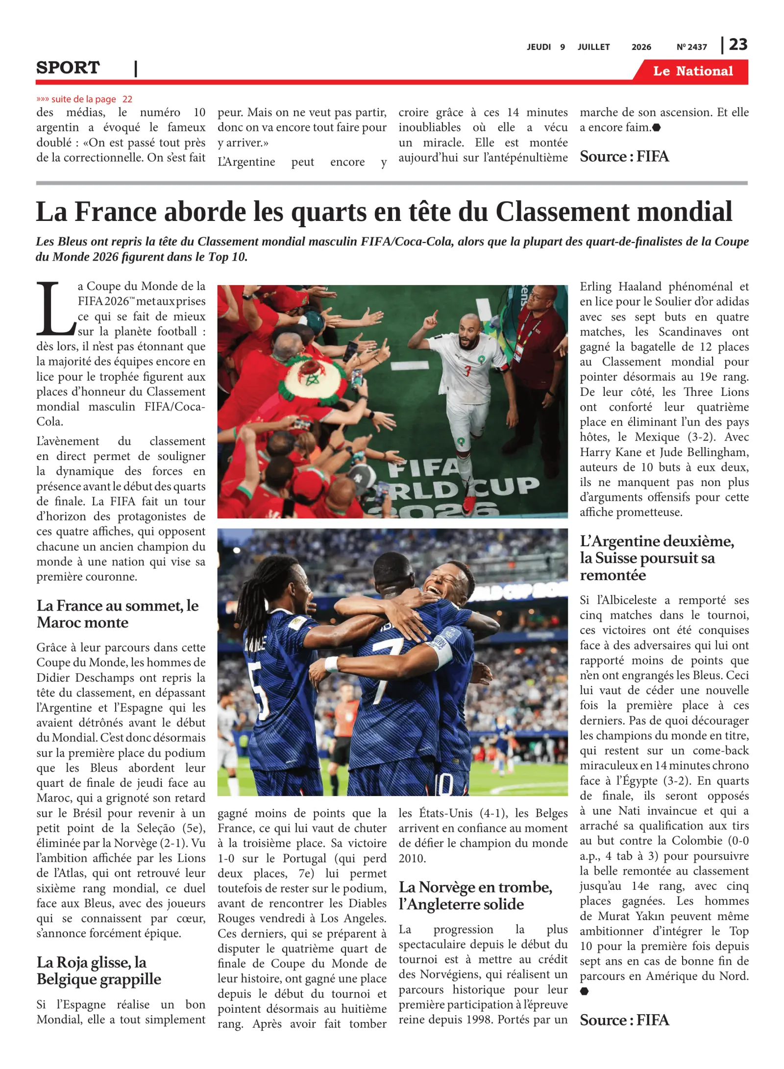 Page 23 de l'édition 2437