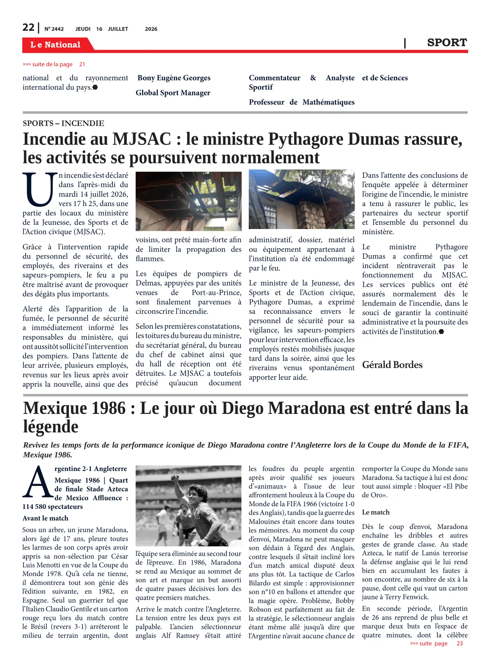 Page 22 de l'édition 2442