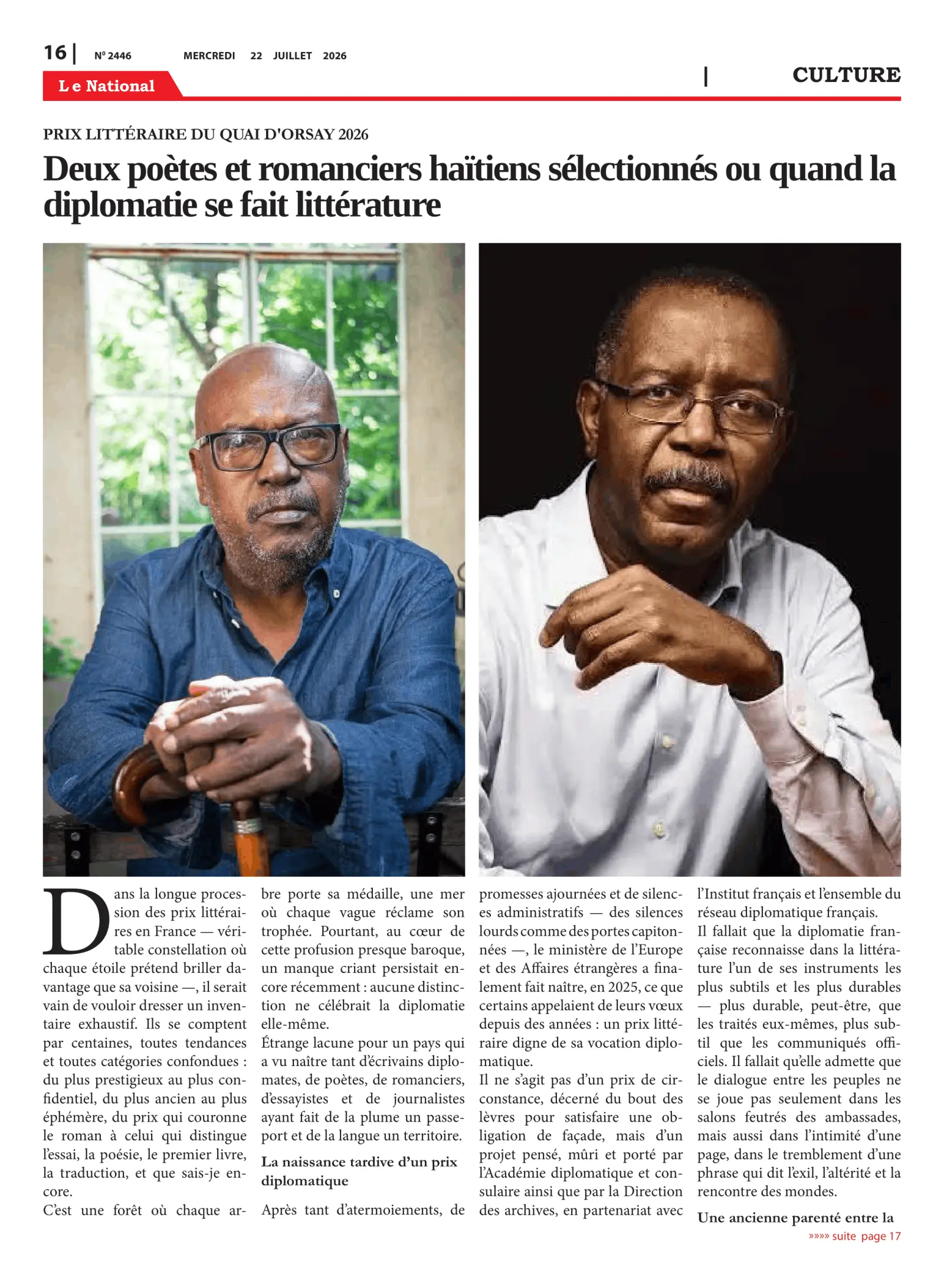 Page 16 de l'édition 2446