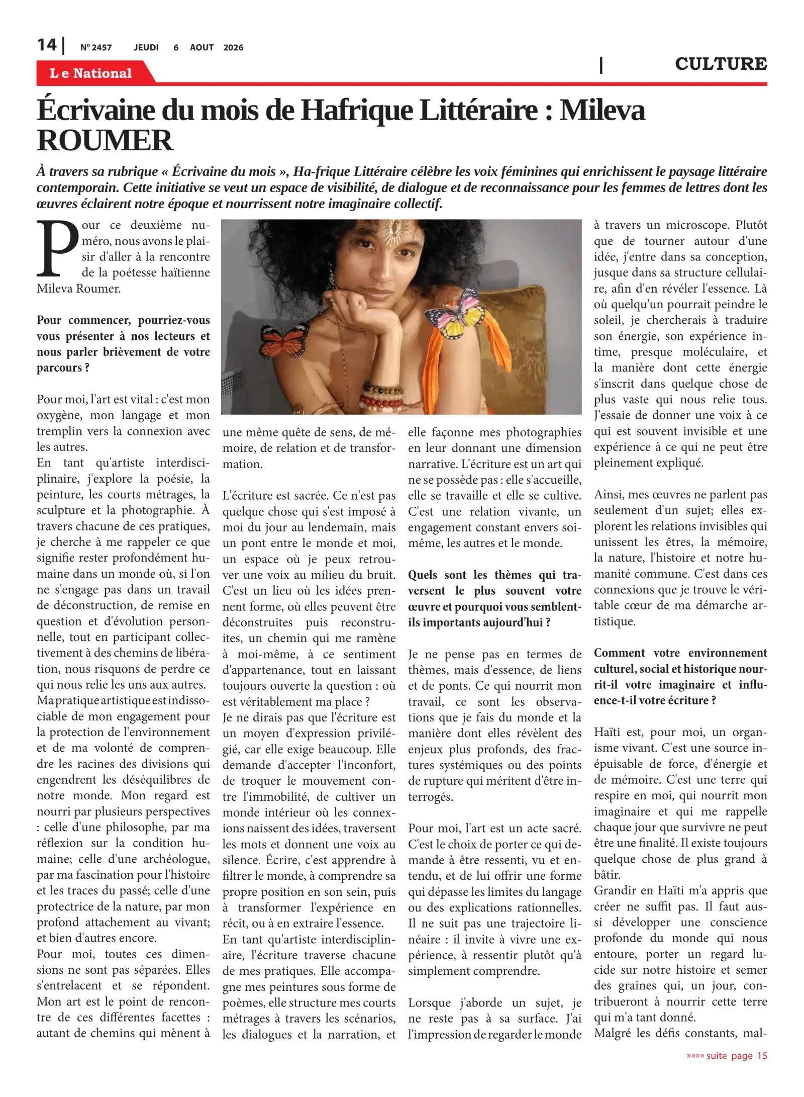 Page 13 de l'édition 2457