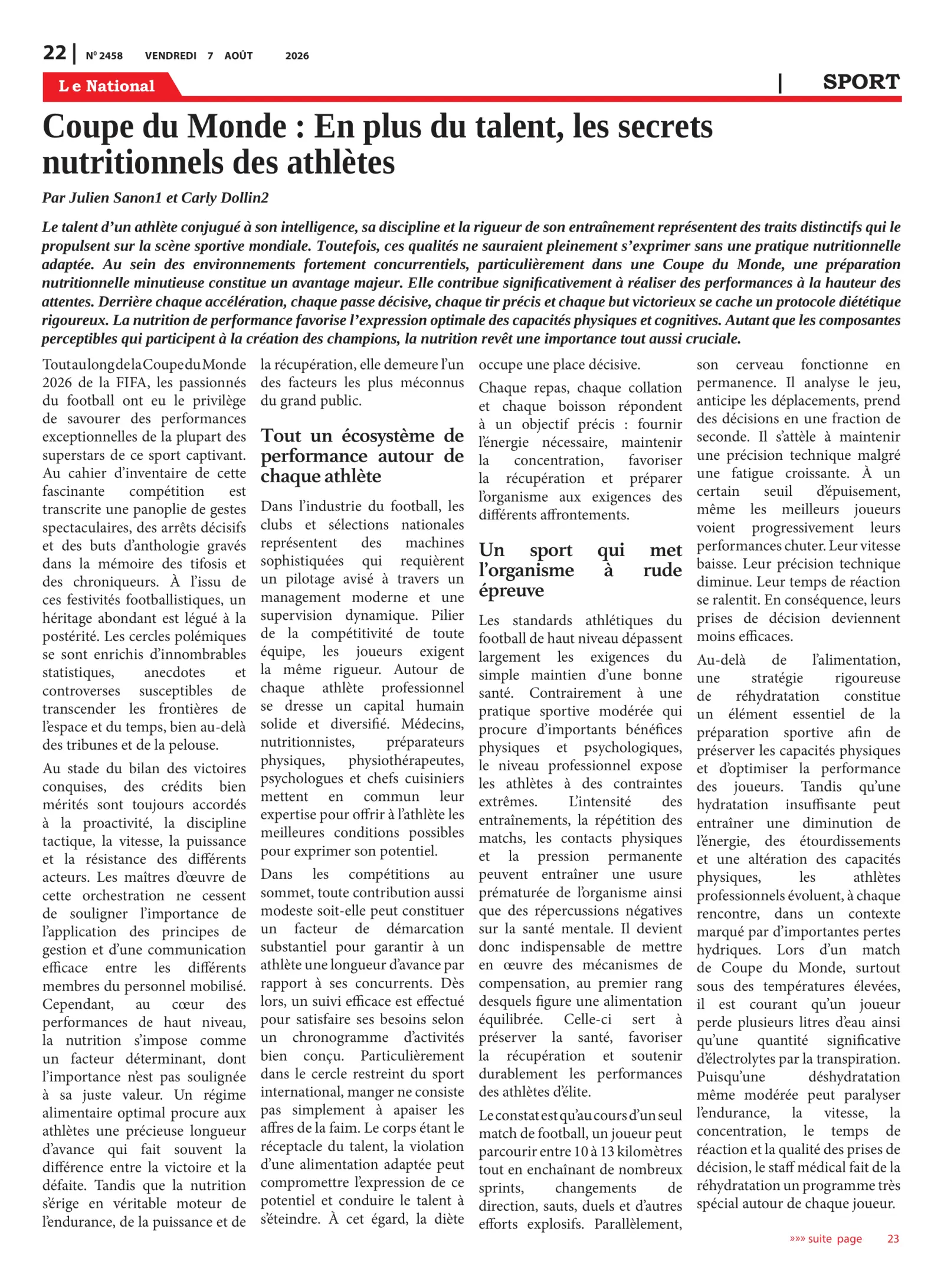 Page 22 de l'édition 2458