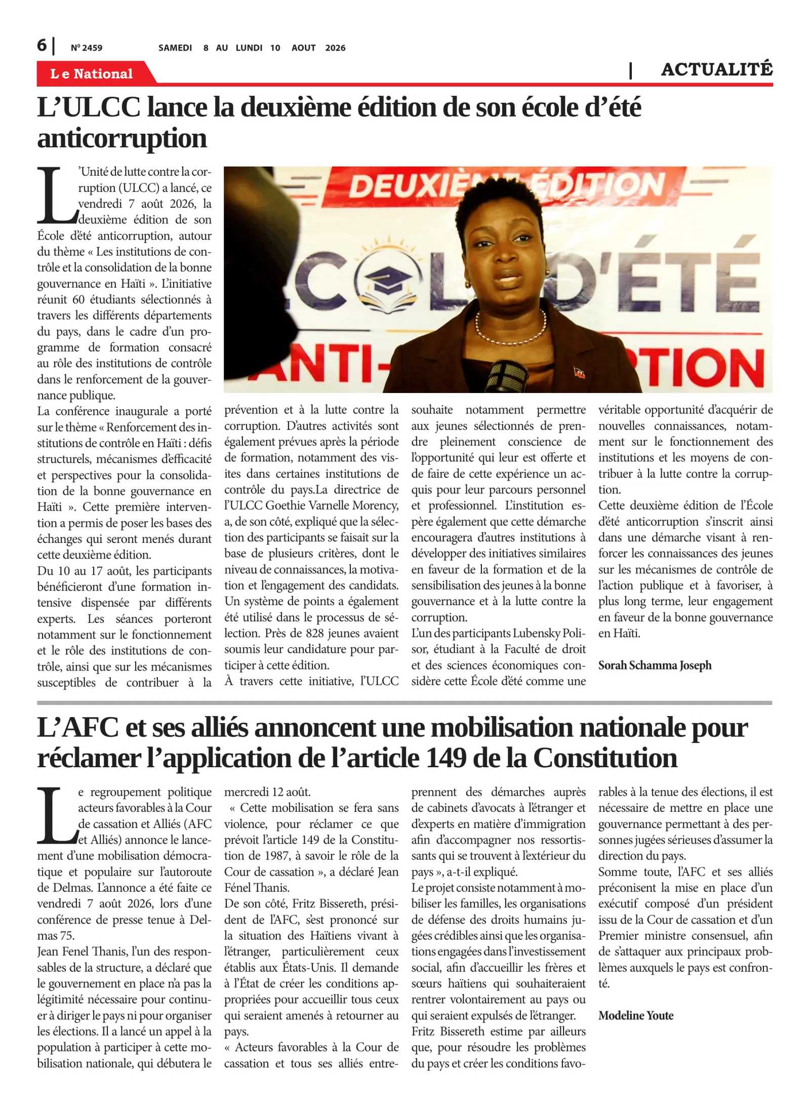 Page 6 de l'édition 2459