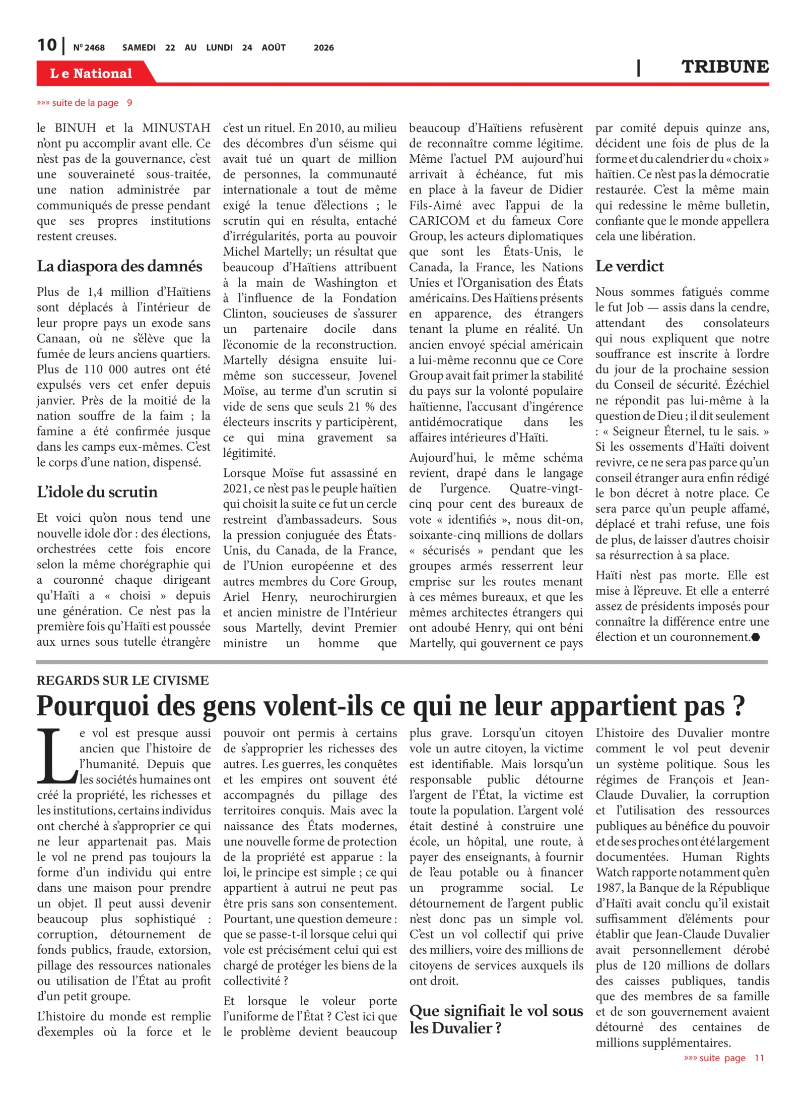 Page 10 de l'édition 2468