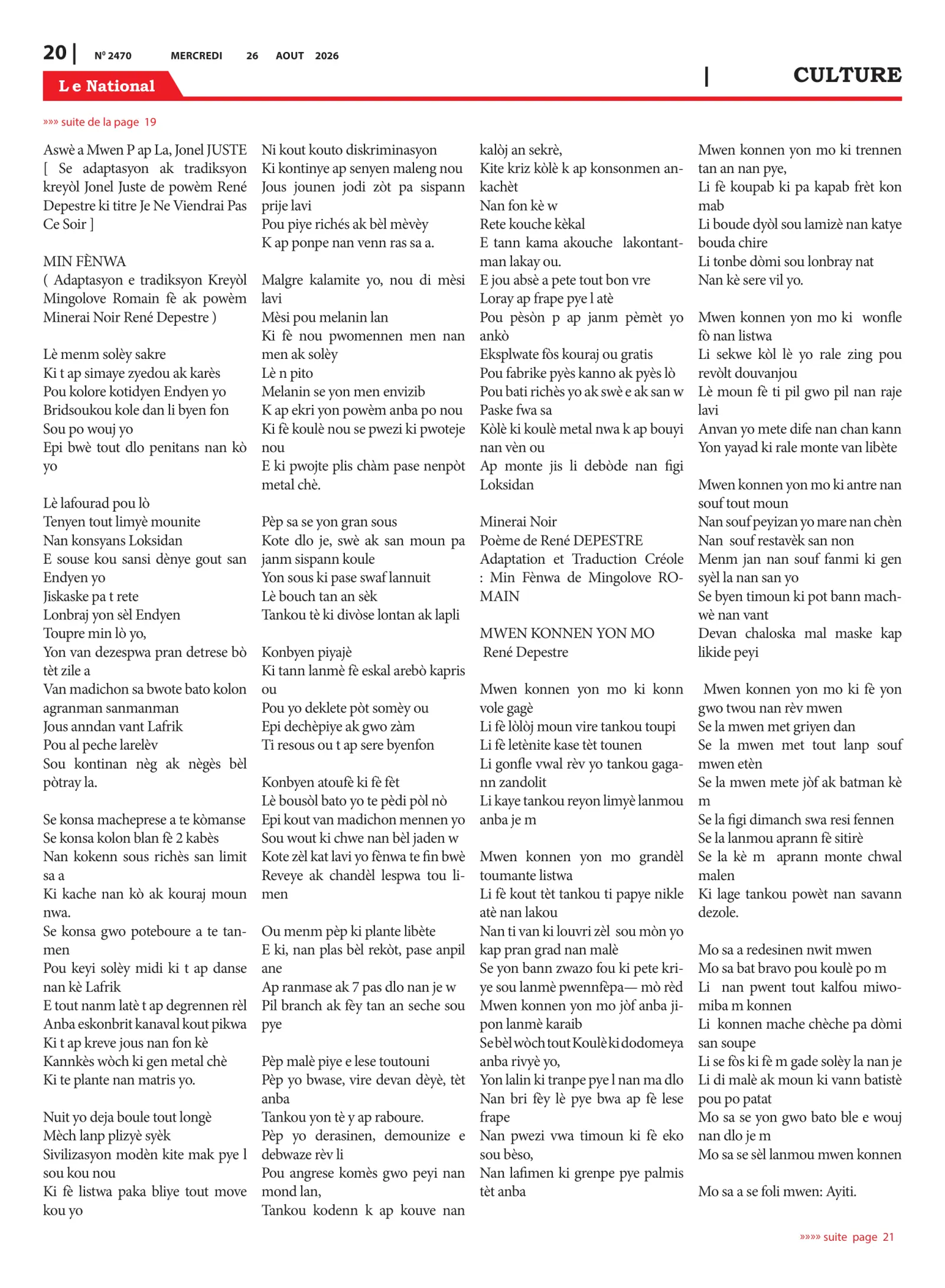 Page 20 de l'édition 2470