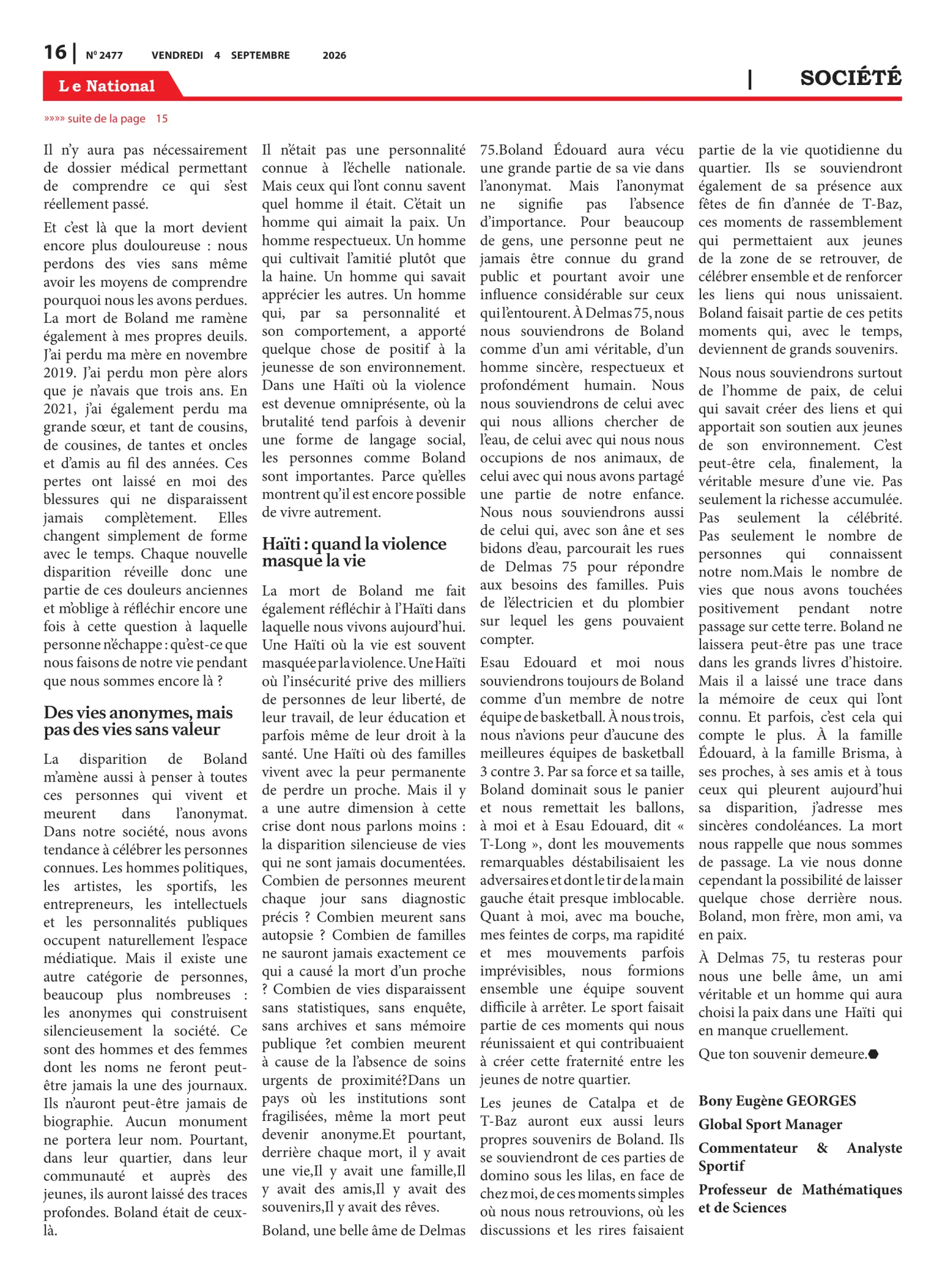 Page 16 de l'édition 2477