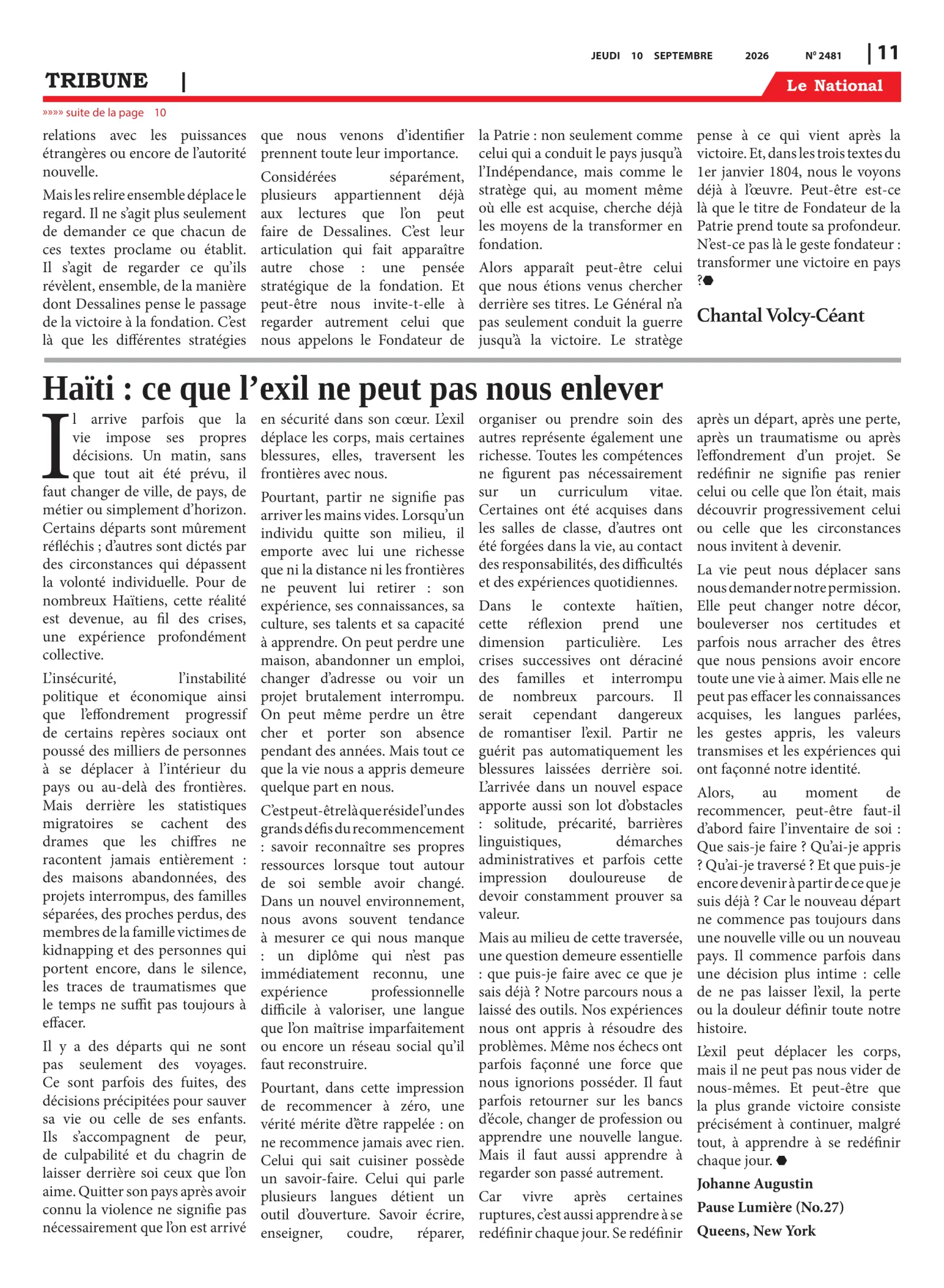 Page 11 de l'édition 2481