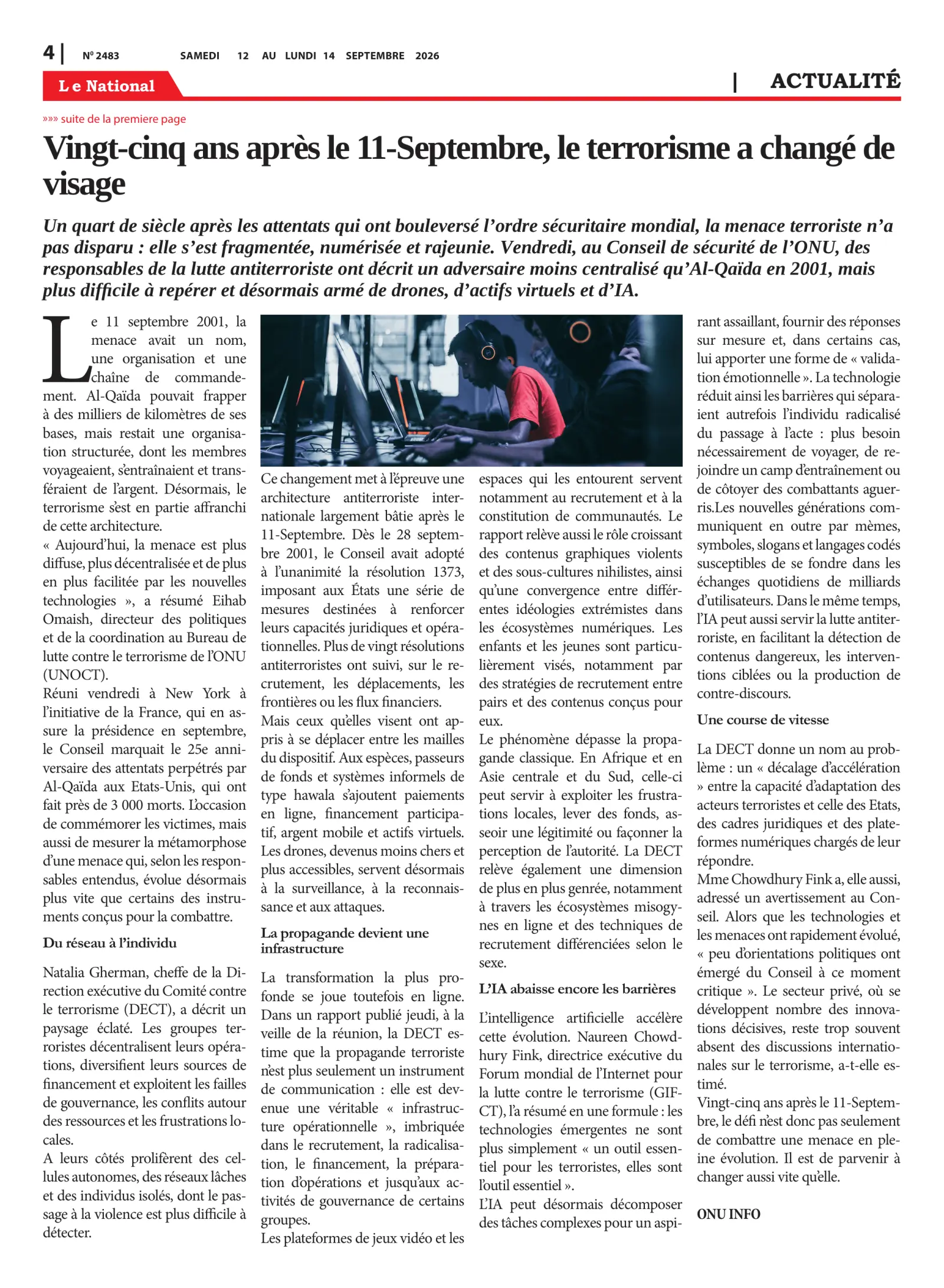 Page 4 de l'édition 2483