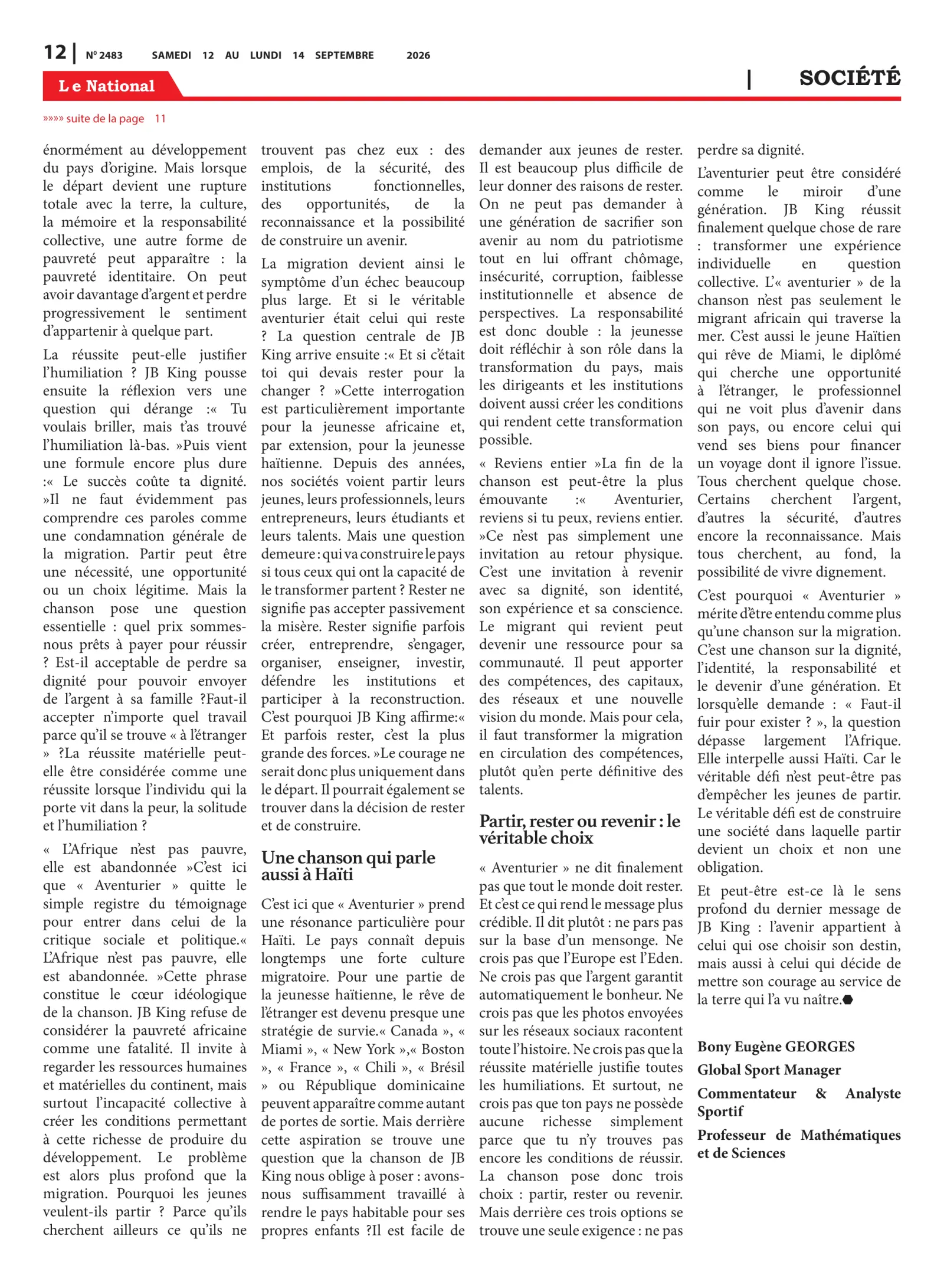 Page 12 de l'édition 2483