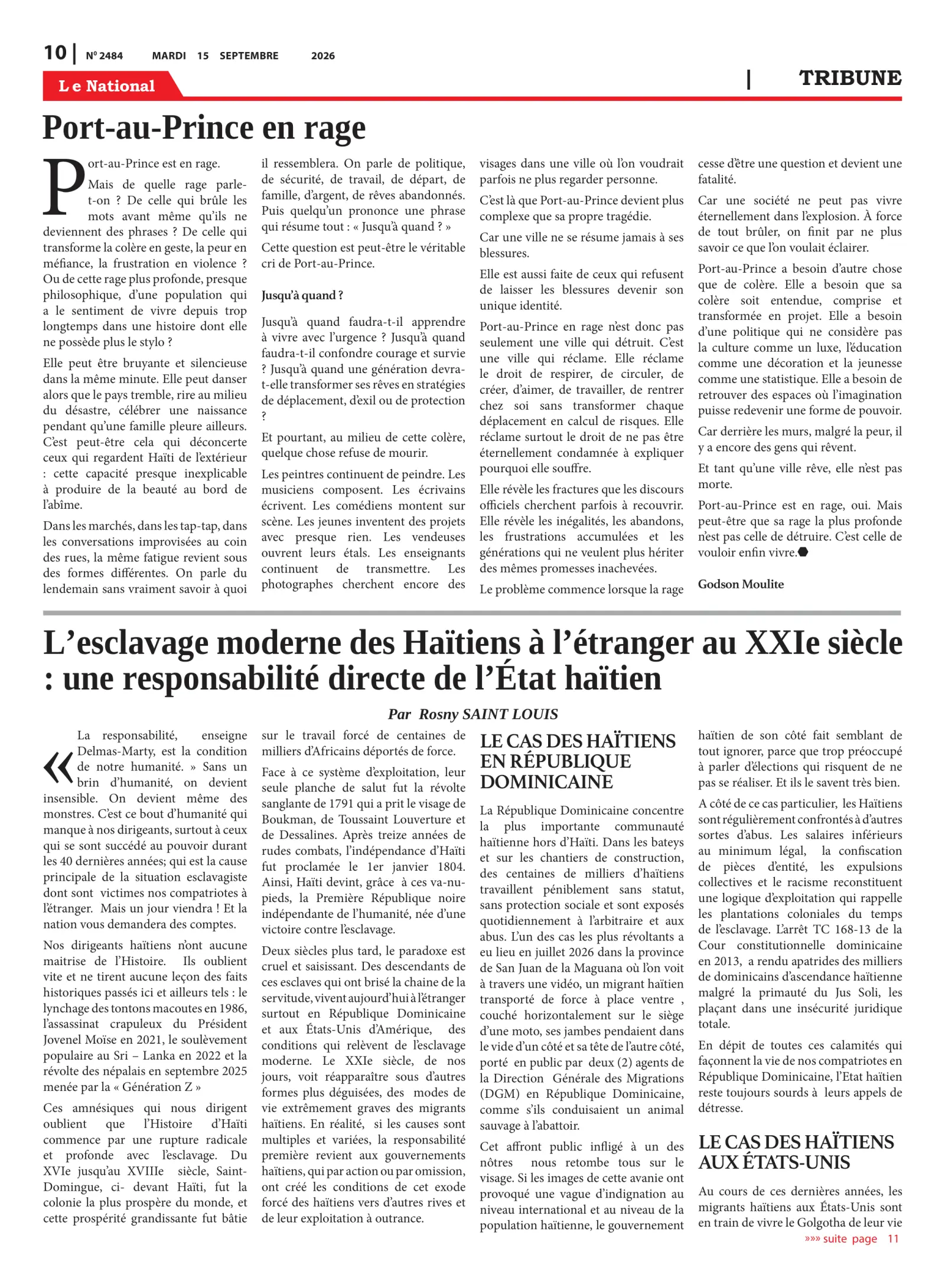 Page 10 de l'édition 2484