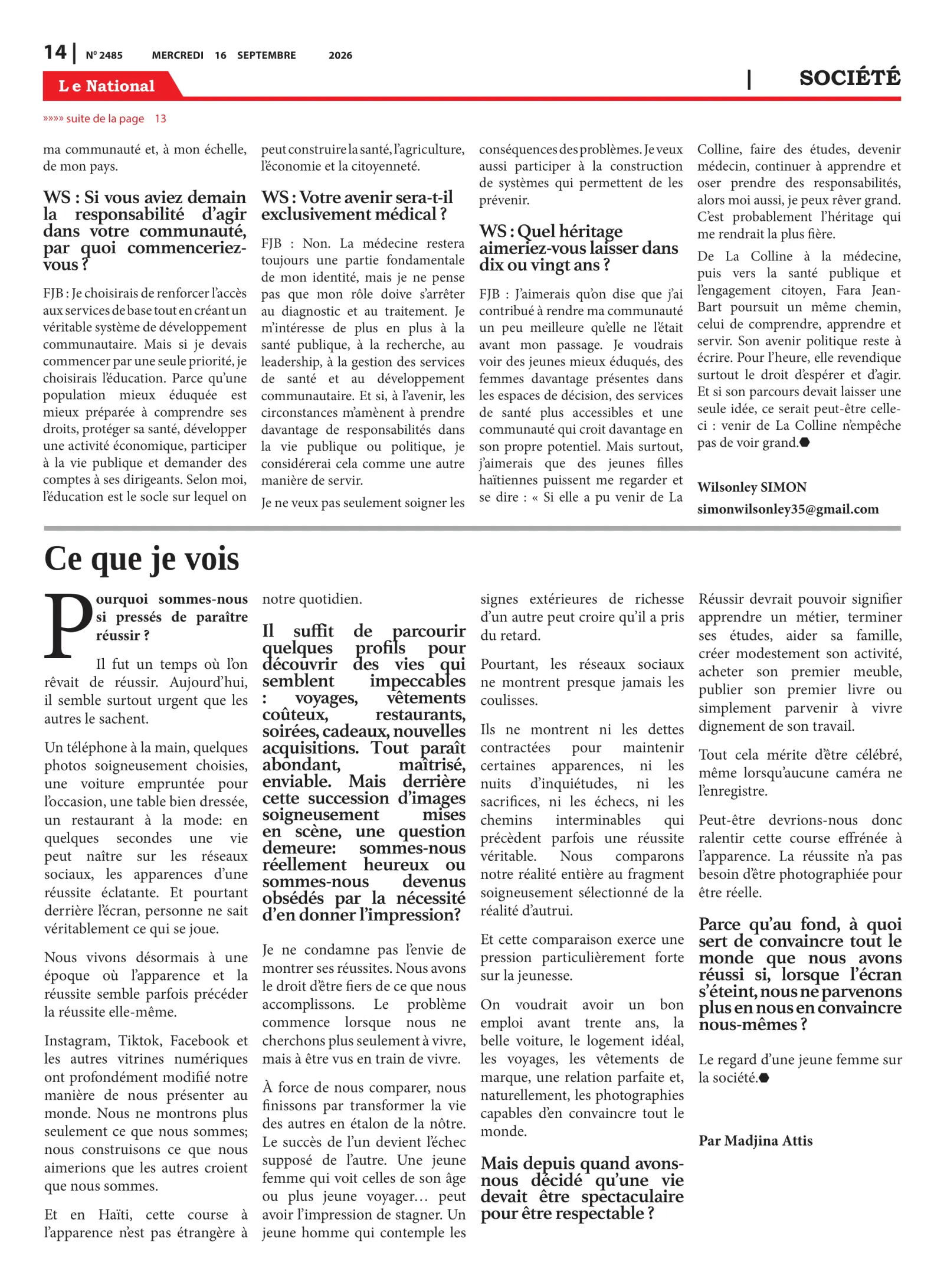 Page 14 de l'édition 2485