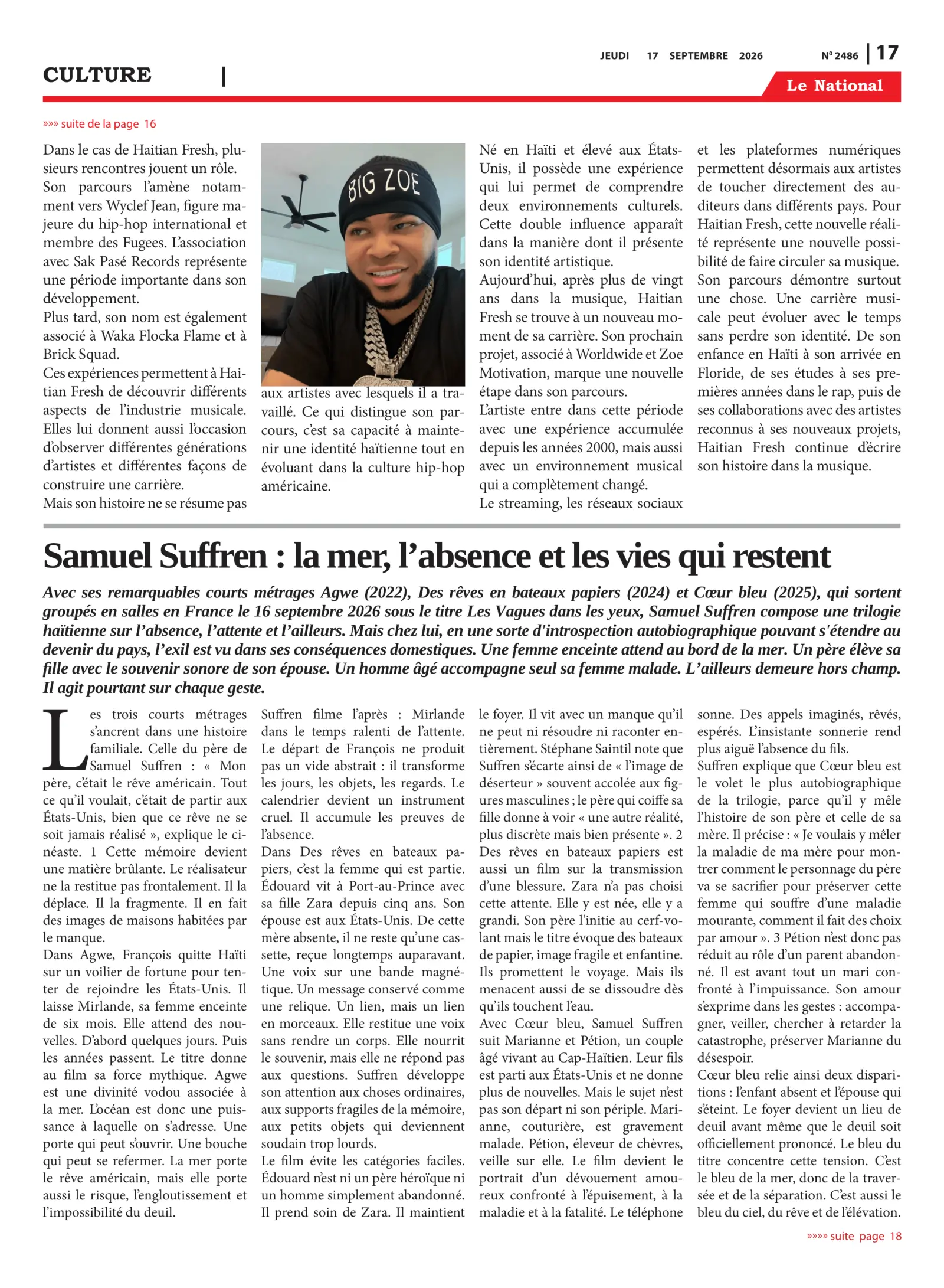 Page 17 de l'édition 2486