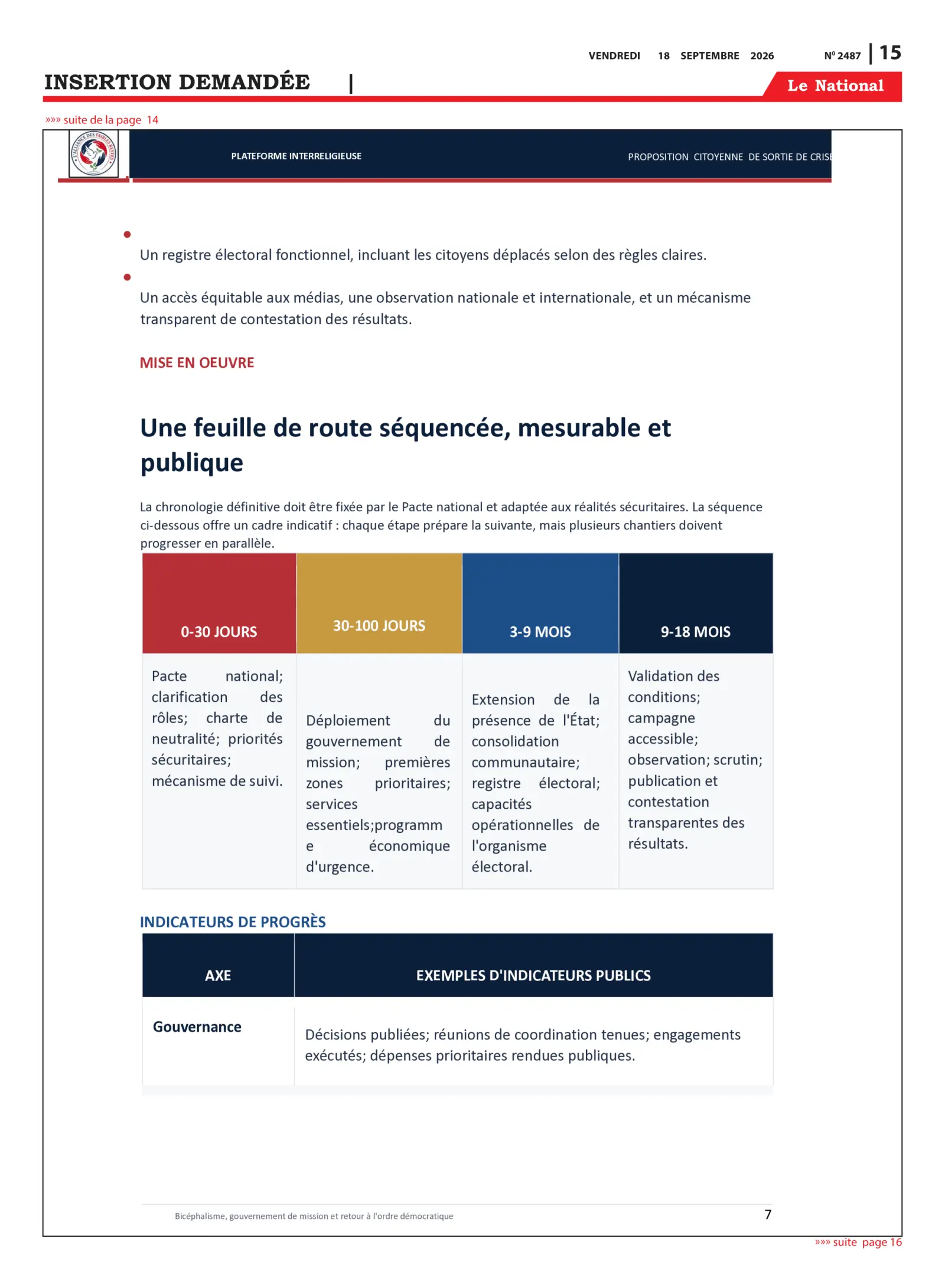 Page 15 de l'édition 2487