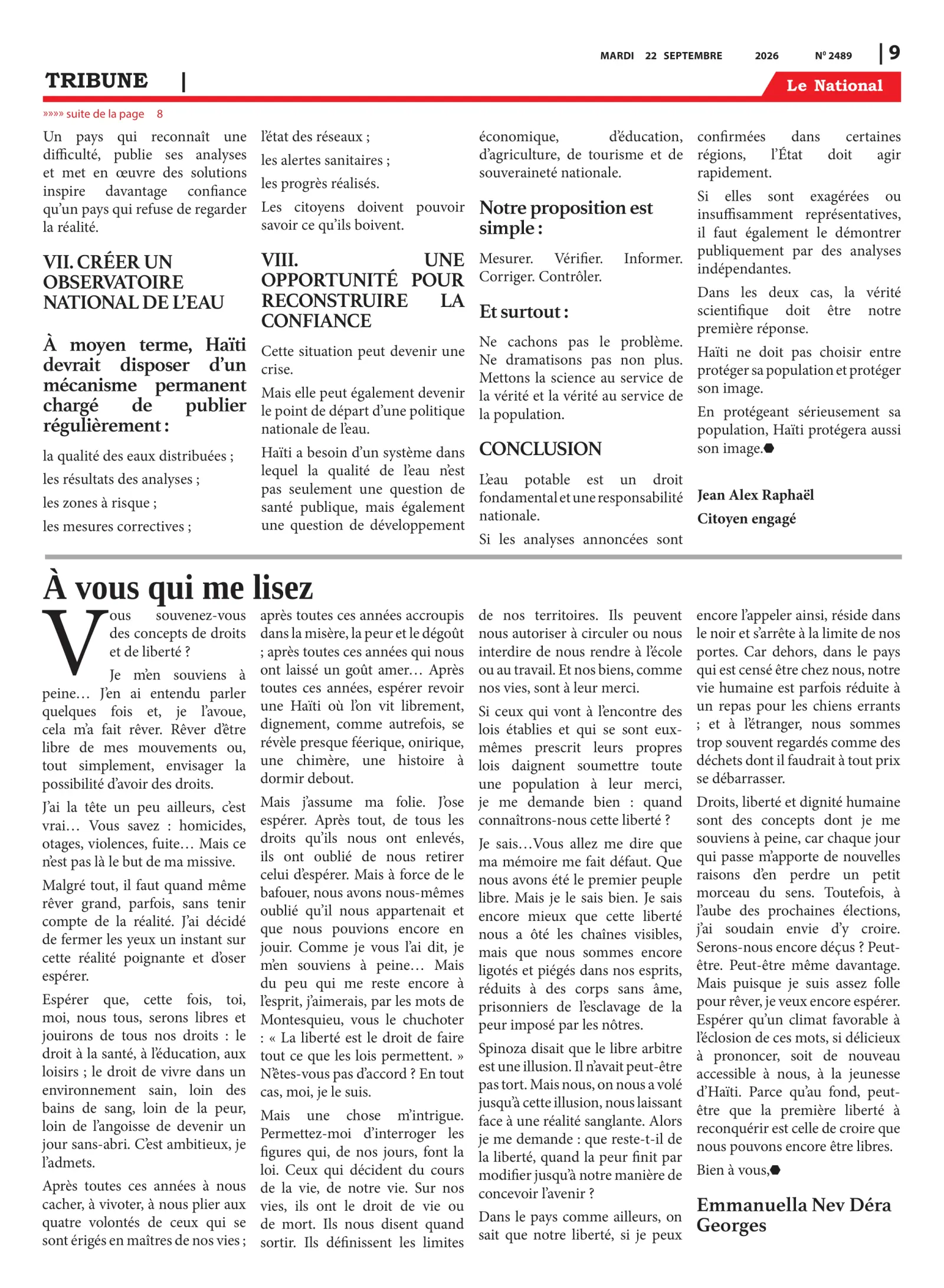 Page 9 de l'édition 2489
