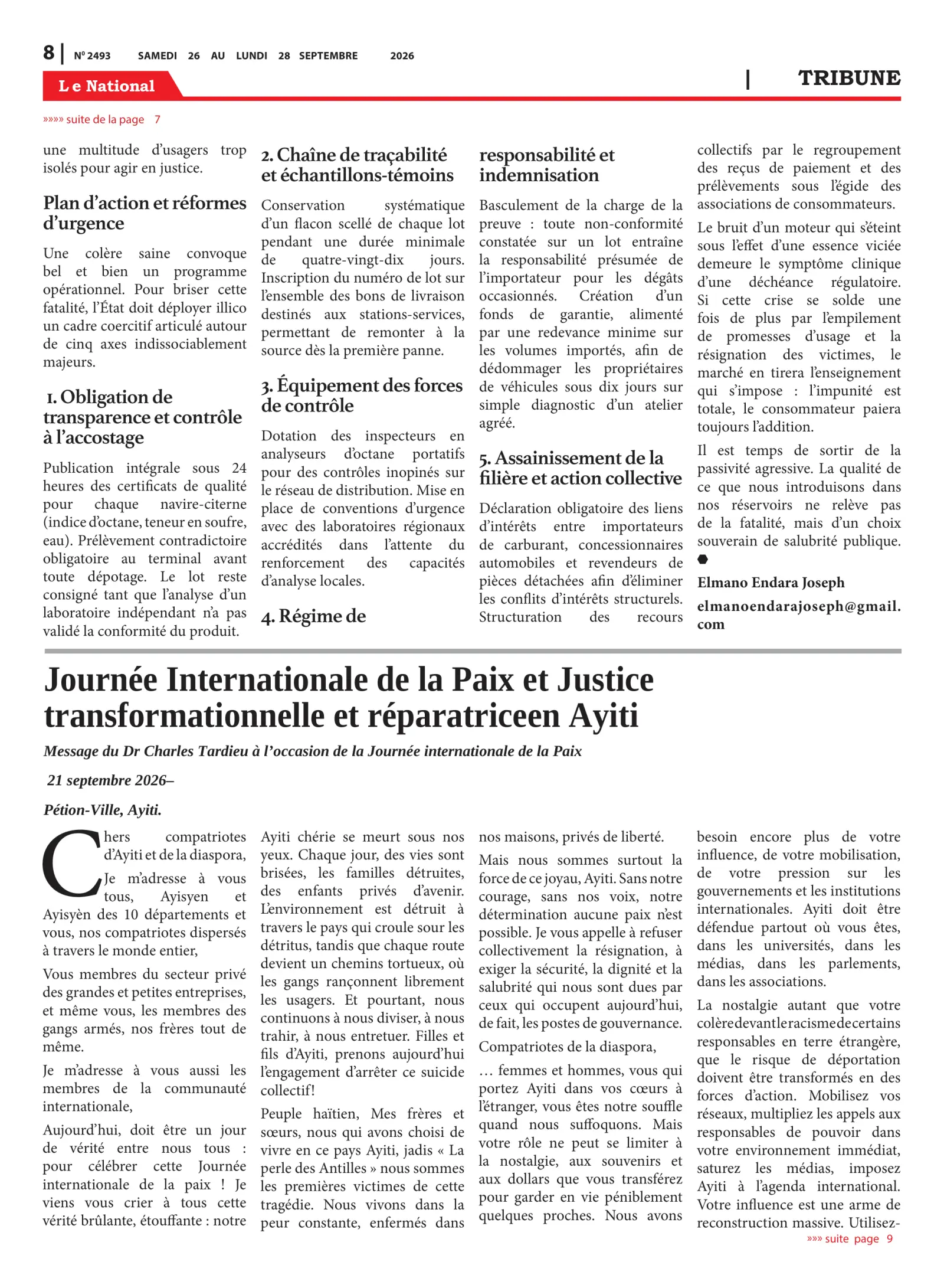 Page 8 de l'édition 2493