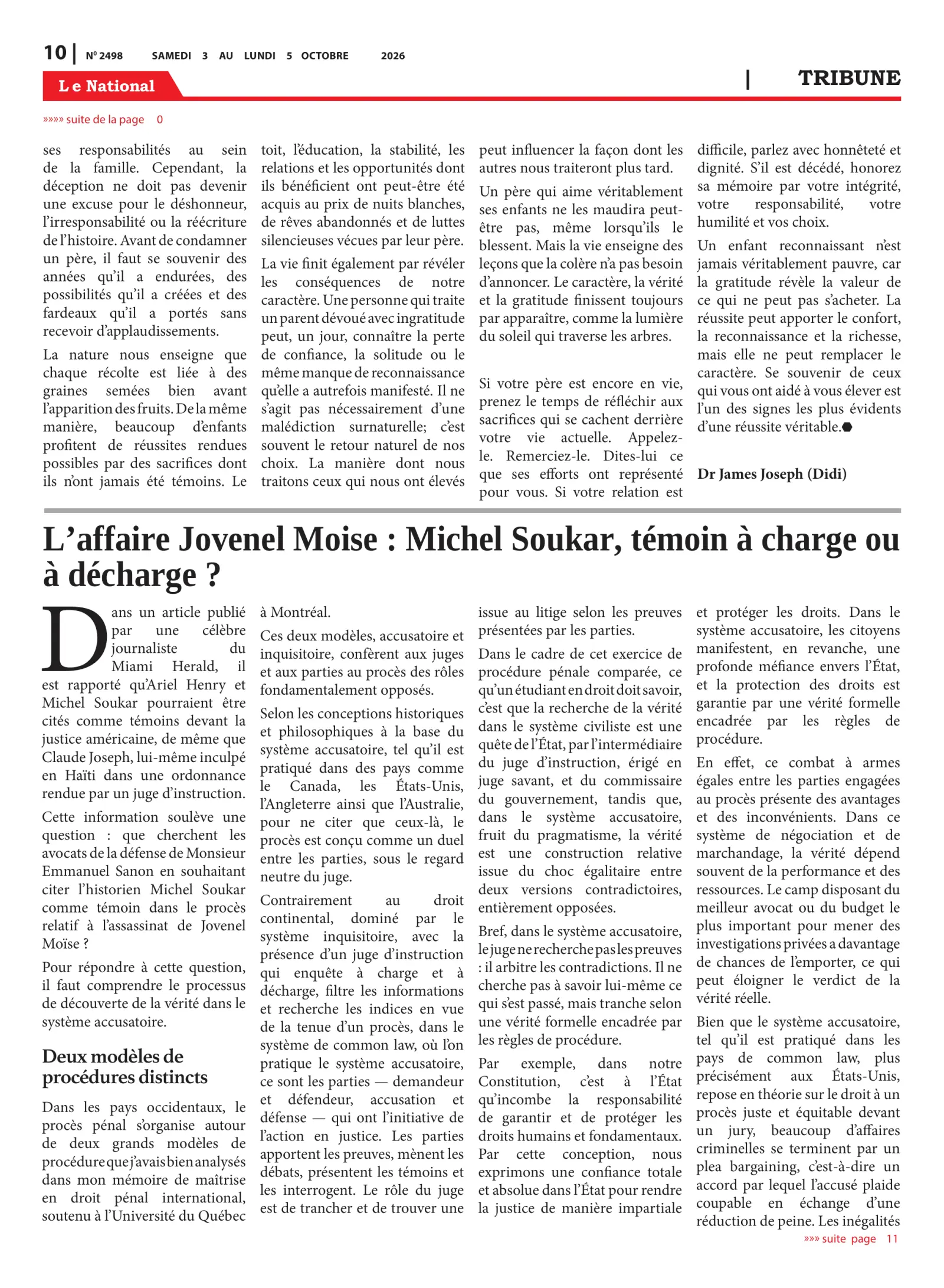 Page 10 de l'édition 2498