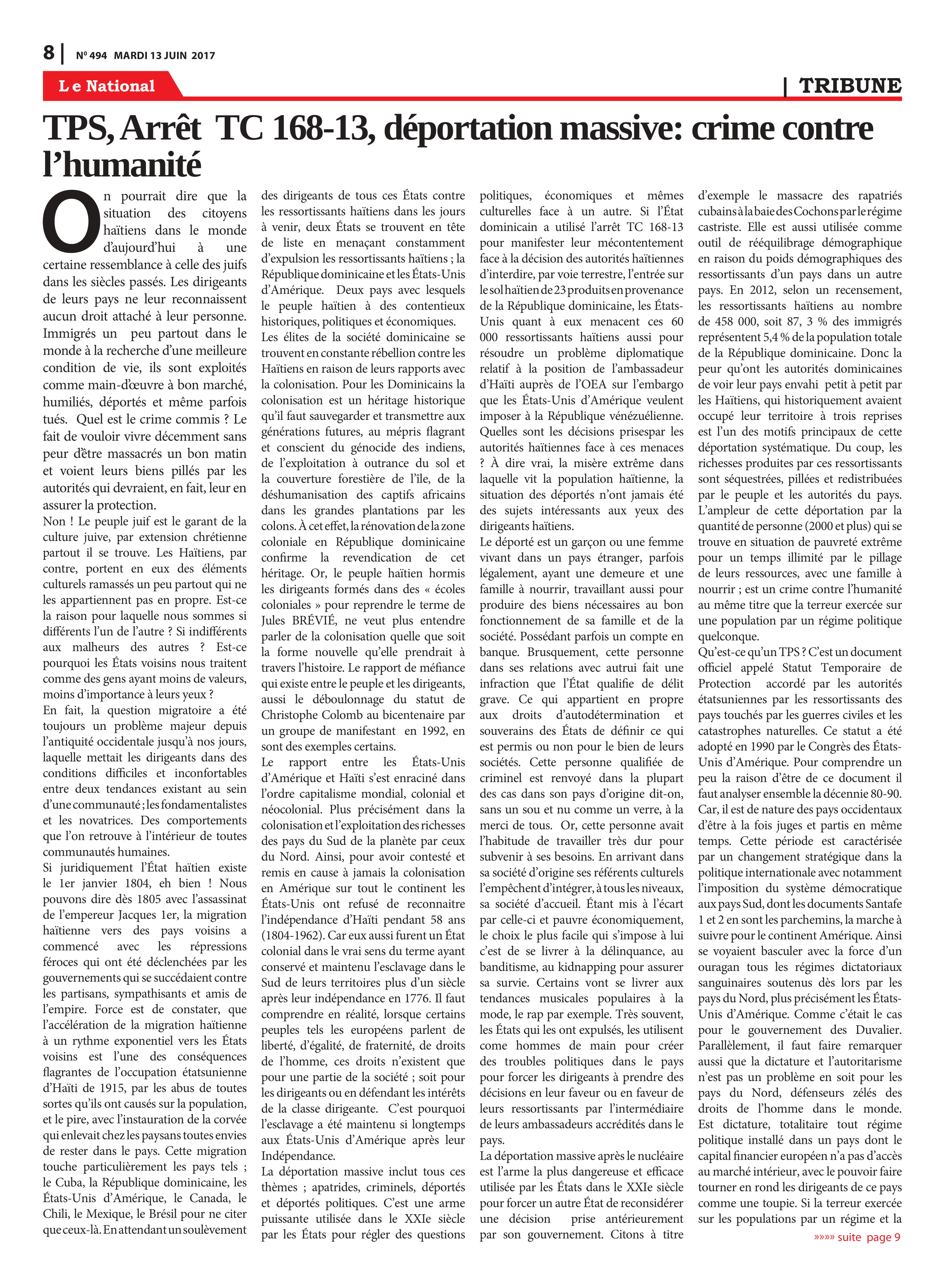 Page 8 de l'édition 494