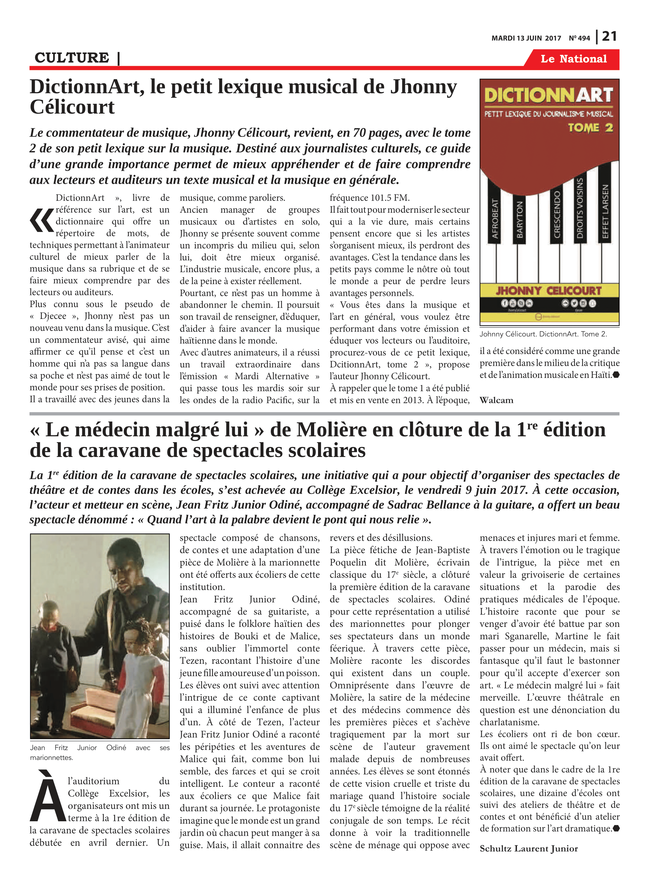 Page 21 de l'édition 494