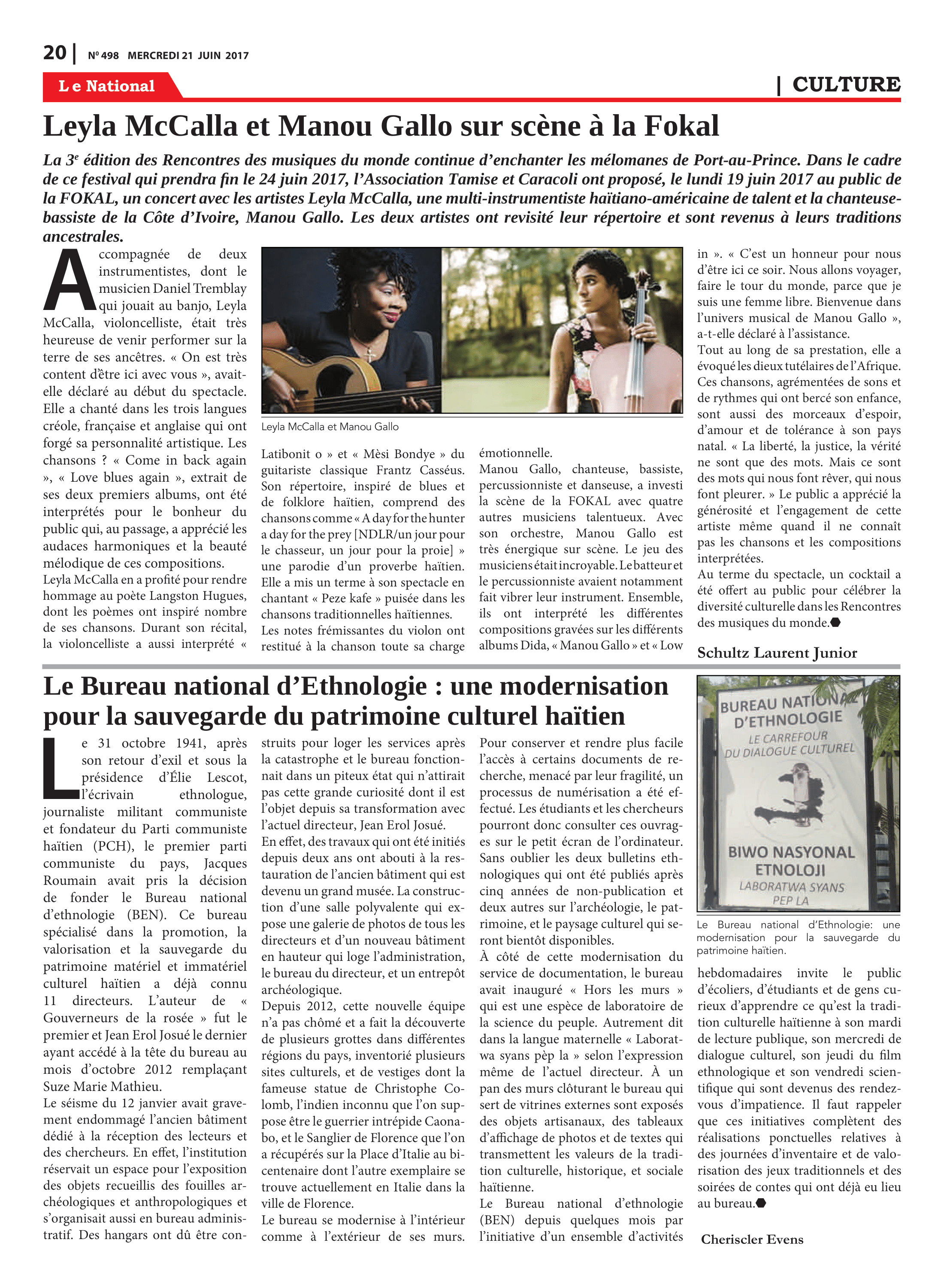 Page 20 de l'édition 498