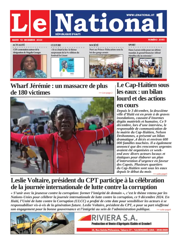 Une de l'édition 2053