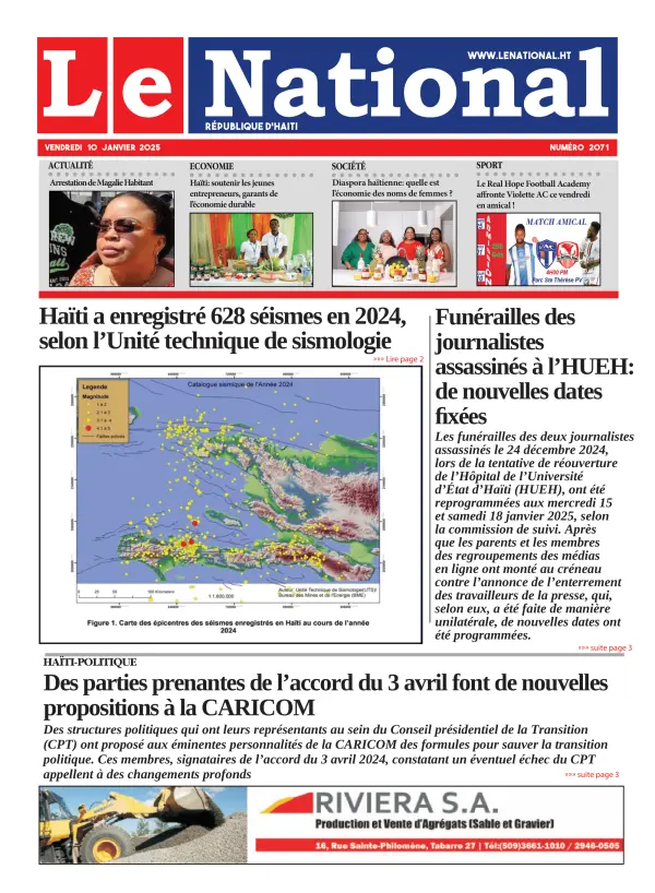 Une de l'édition 2071