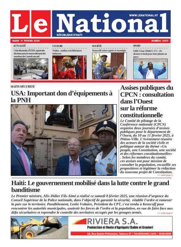 Une de l'édition 2093