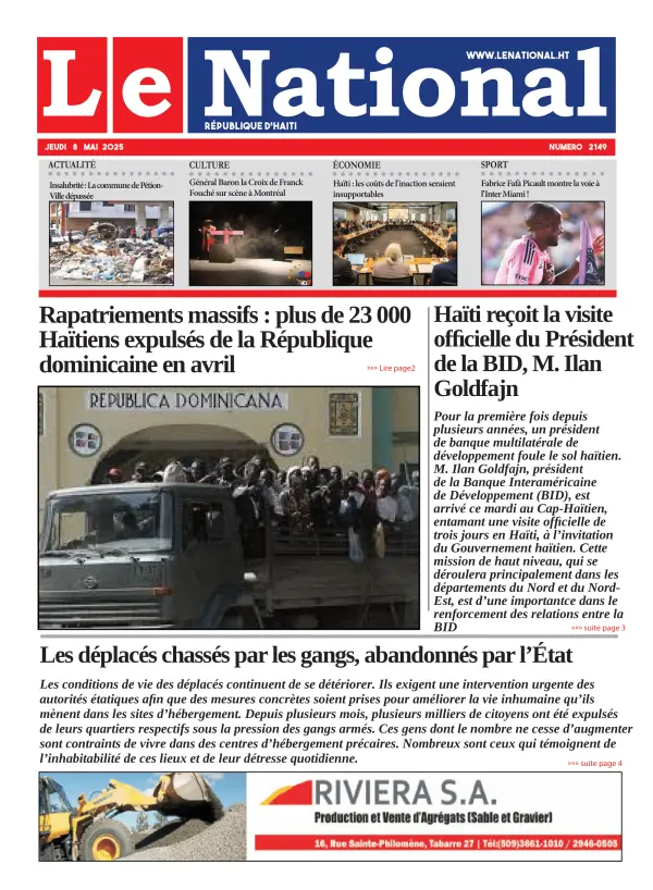 Une de l'édition 2149