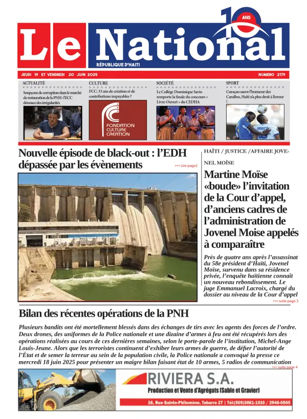 Une de l'édition 2179