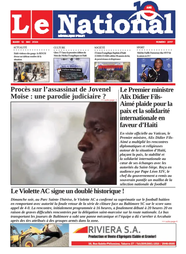 Une de l'édition 2397